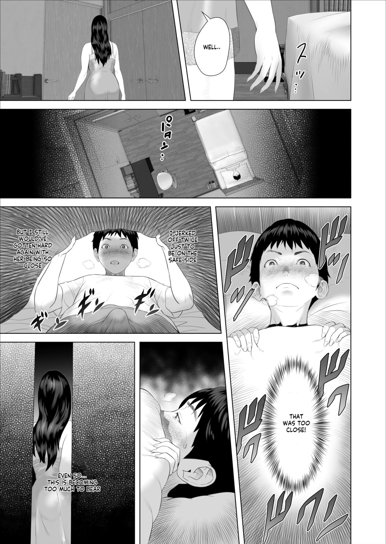 [Hyo-dou (Hyji)]Kinjo Yuuwaku Boku ga Okaa-san to Konna Koto ni Nacchau Hanashi 7 ~Kinjoku Hen~| How I Came To Be This Way With My Mother 7 - Withdrawal Volume[English] [innyinny] Page 29