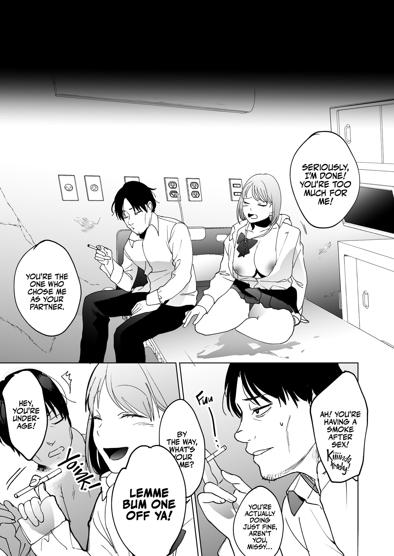 [Manmaya (Same Manma)]Jinsei Sayonara 5 byou-mae, Nazo-JK ni Kuwareru | Devoured by a Mysterious High School Girl 5 Seconds before I Bid My Life Farewell[English] [korafu] [Digital] Page 56
