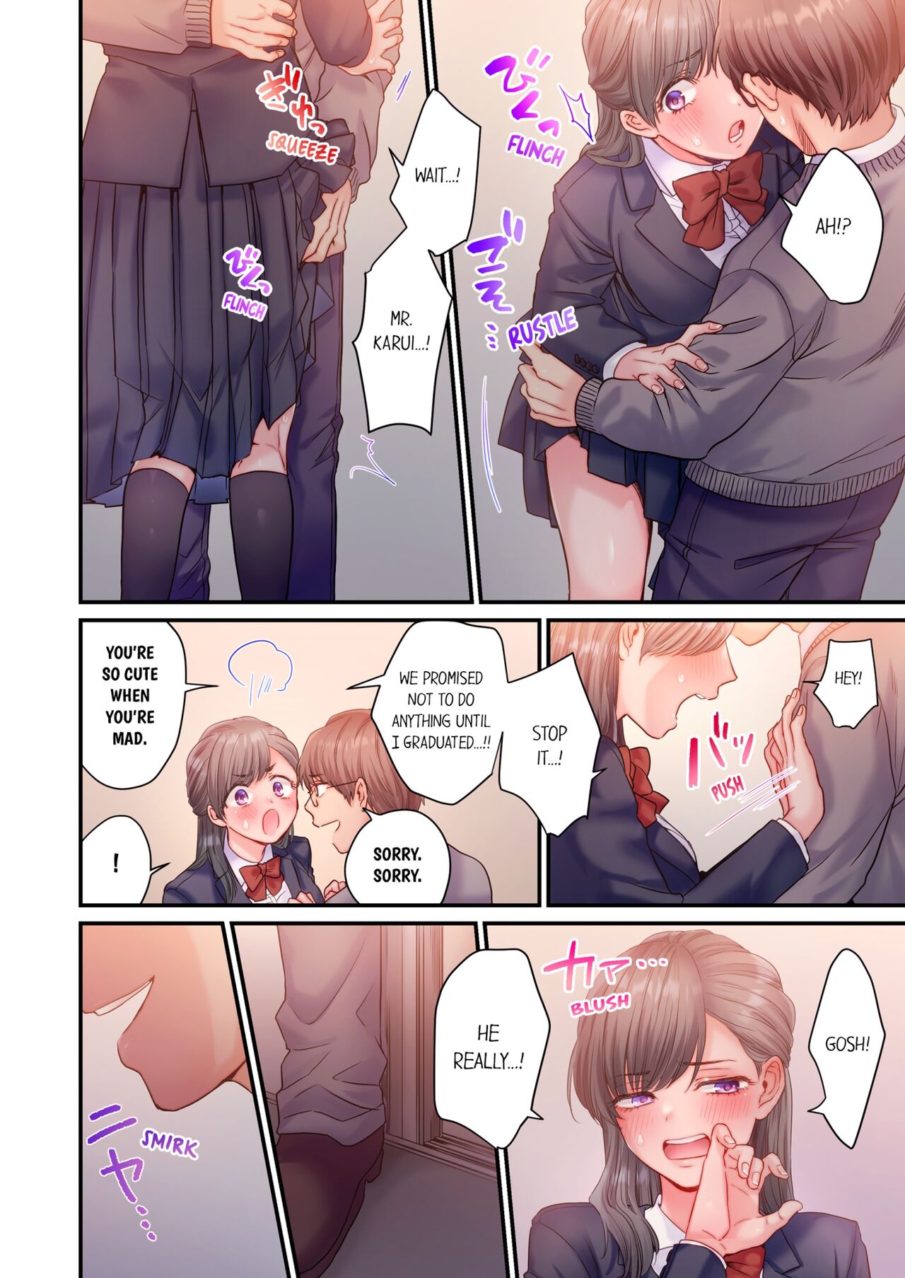 [Izumi Uni]Skirt no Naka, Netorare-chuu. ~ Fuuki Iin wa Furyou ni Zettai Fukujuu desu 1 | NTR Underneath Her Skirt 1[English] [Decensored] Page 5