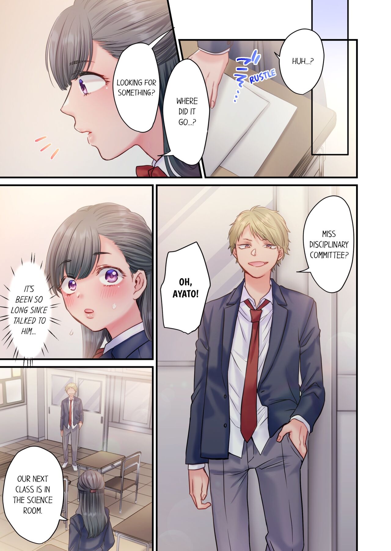 [Izumi Uni]Skirt no Naka, Netorare-chuu. ~ Fuuki Iin wa Furyou ni Zettai Fukujuu desu 1 | NTR Underneath Her Skirt 1[English] [Decensored] Page 6