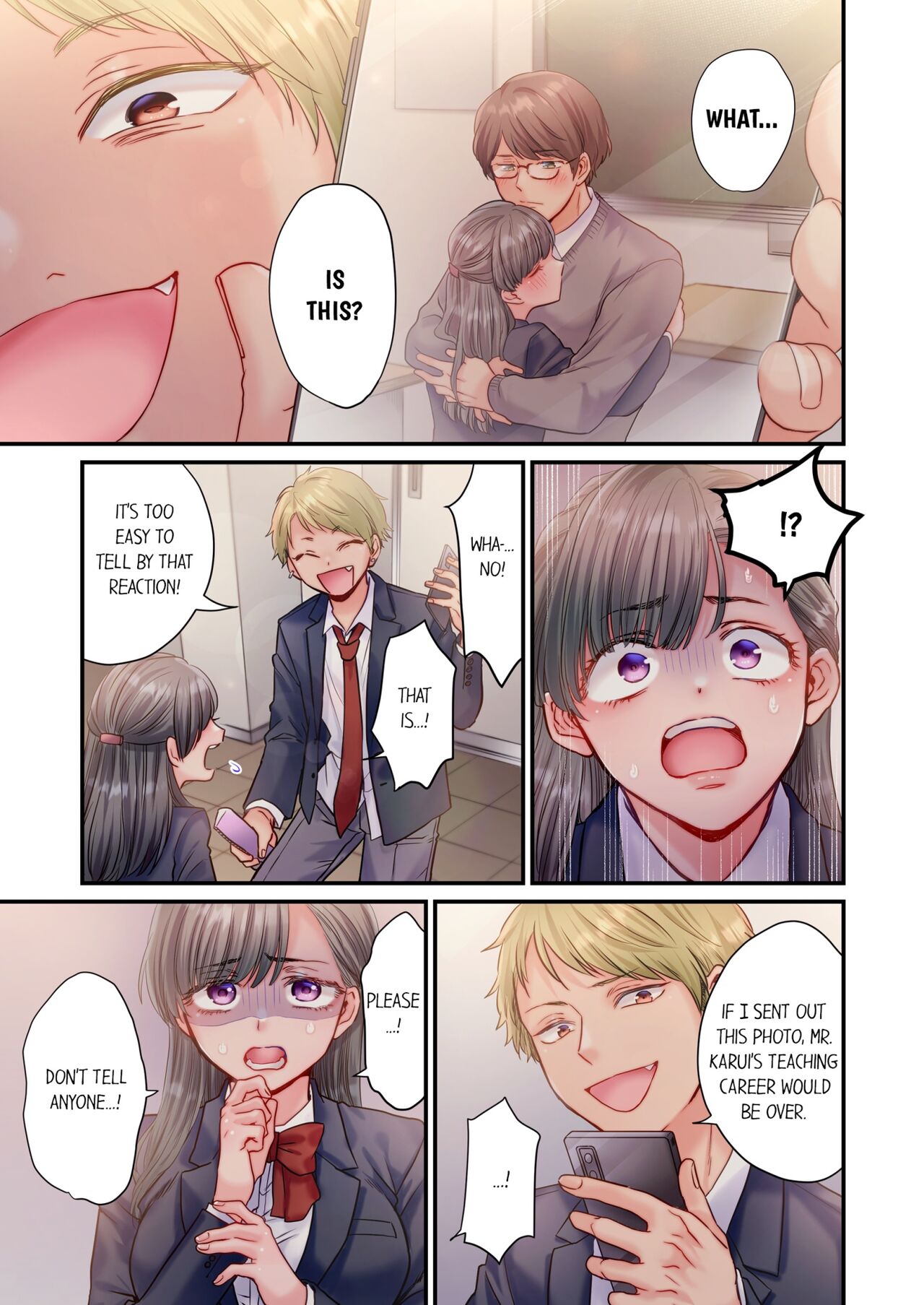 [Izumi Uni]Skirt no Naka, Netorare-chuu. ~ Fuuki Iin wa Furyou ni Zettai Fukujuu desu 1 | NTR Underneath Her Skirt 1[English] [Decensored] Page 8
