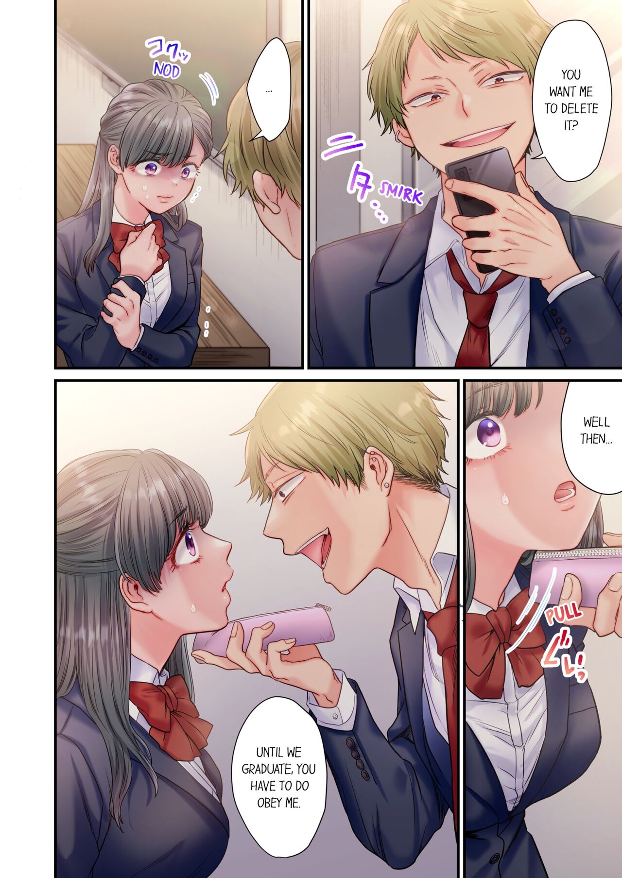 [Izumi Uni]Skirt no Naka, Netorare-chuu. ~ Fuuki Iin wa Furyou ni Zettai Fukujuu desu 1 | NTR Underneath Her Skirt 1[English] [Decensored] Page 9