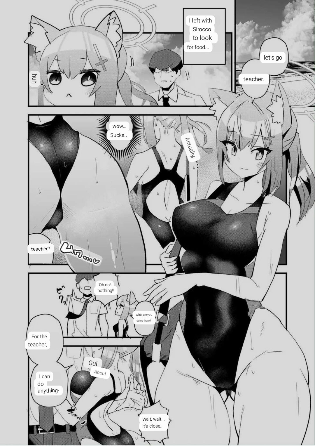 [Ofuro Haitta Erai (Milli)]Sensei. Motto Chikaku de Mite(Blue Archive) [ENG MTL] Page 2