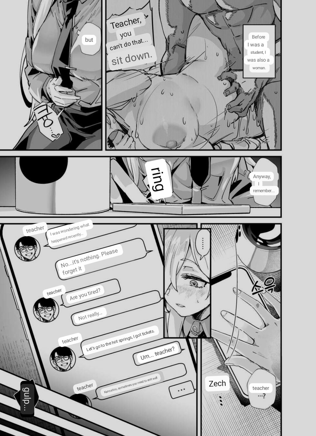 (C103) [Mori no Michi (Mori Sinrisk)]Kyouken(Blue Archive) [ENGLISH MTL] Page 4