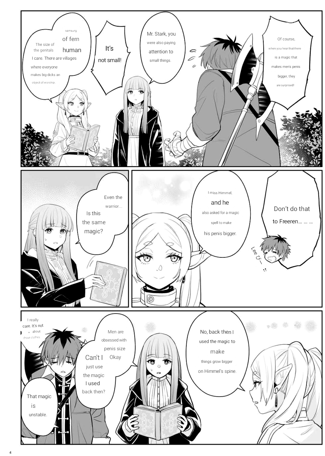 [COMEX (Zhen Lu)]Chinchin ga Ookiku Naru Mahou(Sousou no Frieren) [ENGLISH] [MTL] Page 3