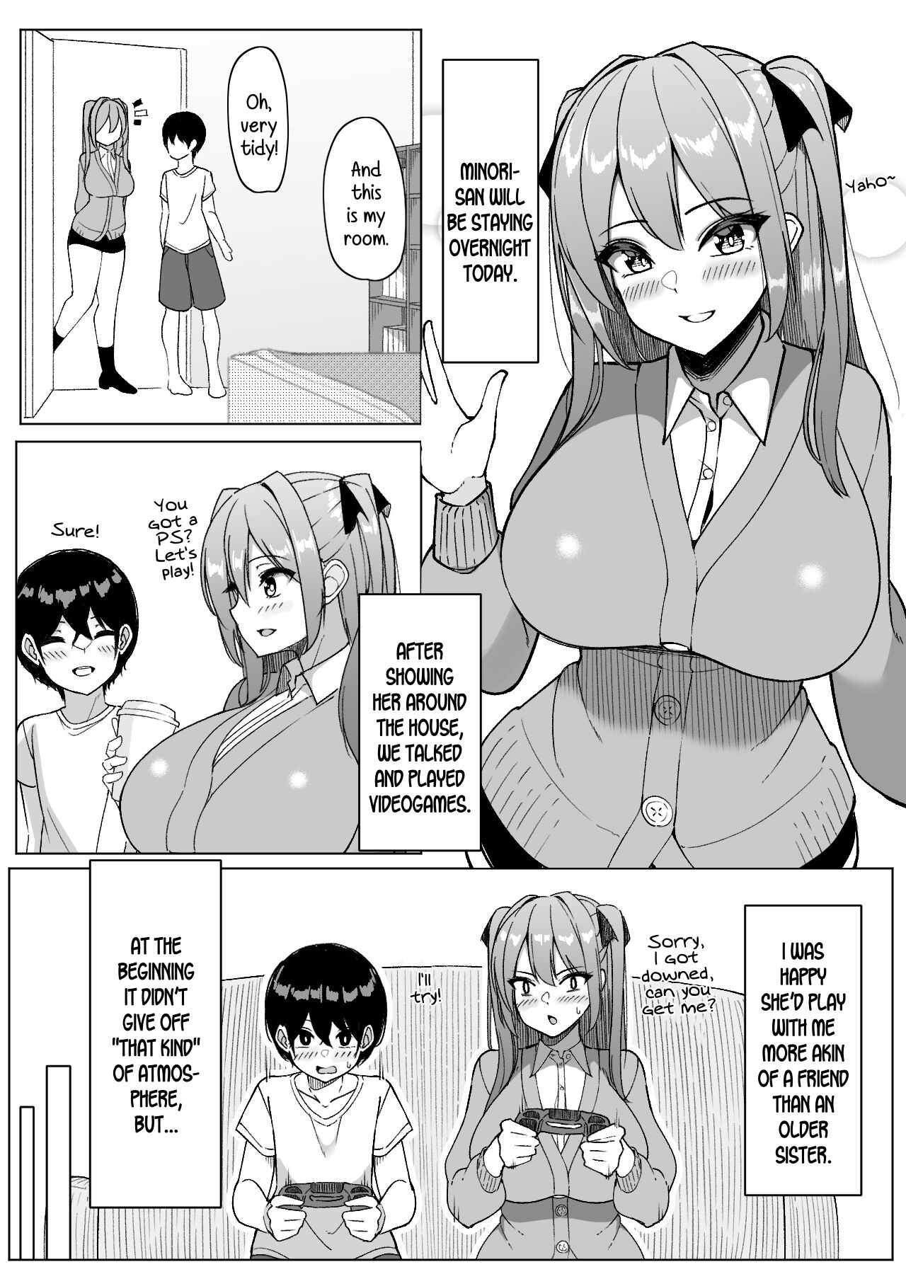 [Sakidesu]Bakunyuu Musume-tachi to Higawari o Tomari | Daily Sleepover With Big-breasted Girls[English] [SDTLs] Page 21