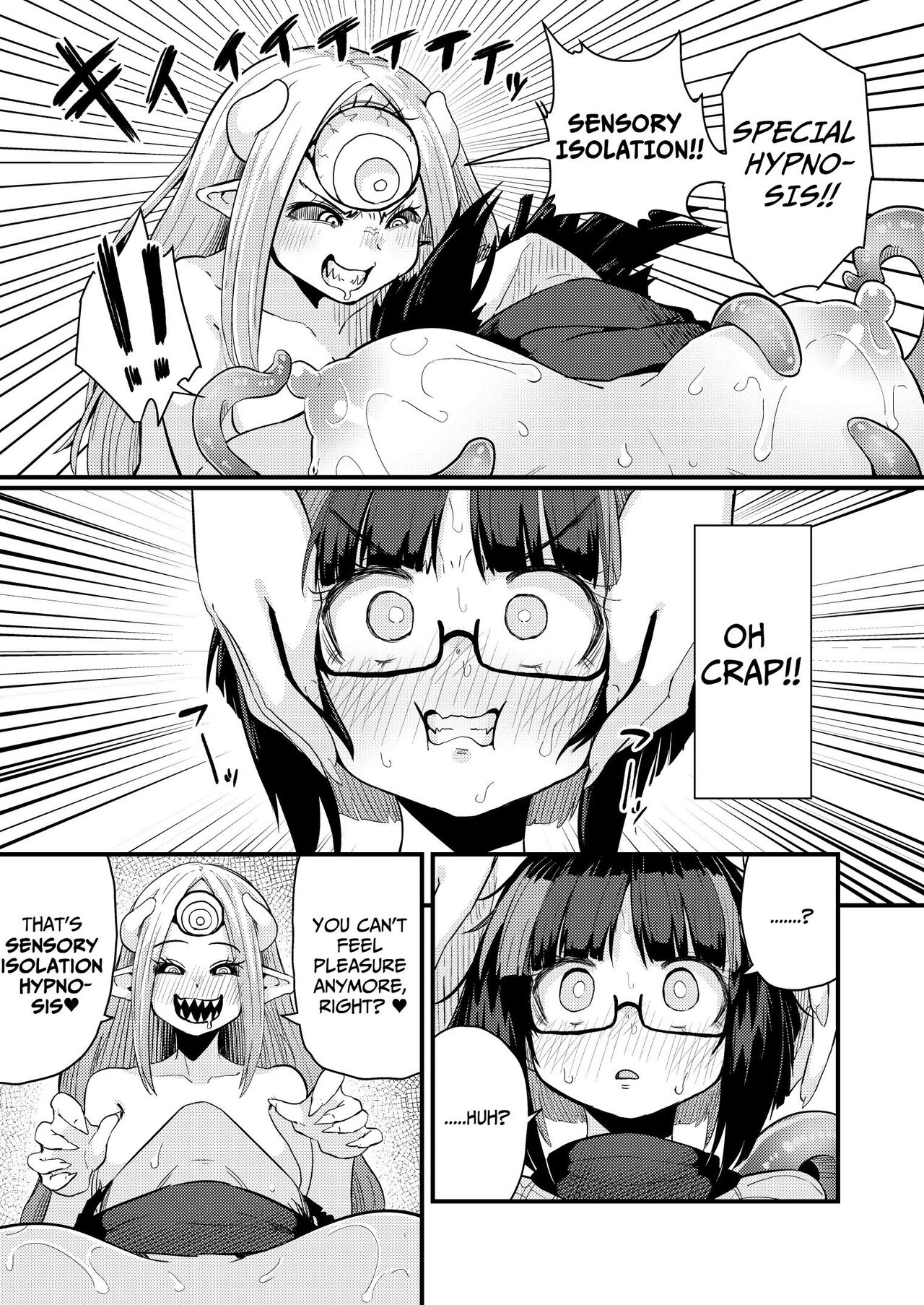 [Watashi ga Ichiban Kawaii (Suzunomoku)]Kankaku Shadan Saimin de Cli to Nyoudou Semesarete mo Zettai Makemasen!!? | I Will Never Lose To Clit and Urethra Teasing Under A Sensory Deprivation Trance!!?[English] [Bread] [Decensored] Page 12