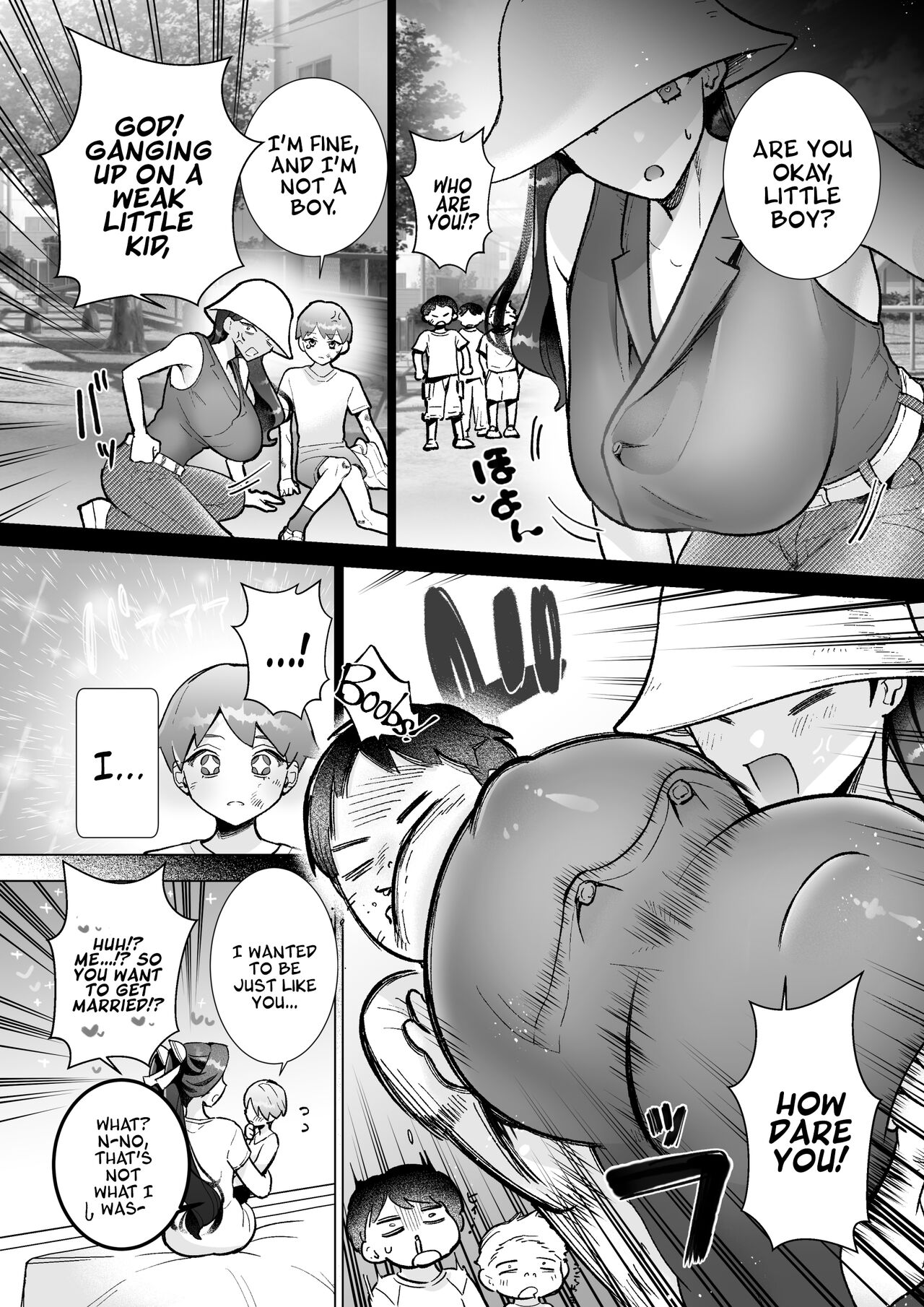[Teriyaki Sasami Donburi (Teriyaki Sasami)]Bakunyuu ni Naritai! Pink Blue  Yuri Manga | "I Want Big Boobs!" A Sickly Sweet Sapphic Story[English] [A Cool Person] Page 5