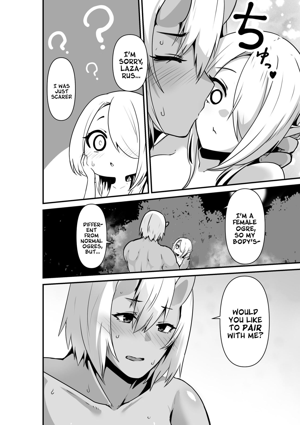 [HASHIOKI (Otemoto)]Elf to Orge ga Love-love Ecchi suru Ohanashi | Passionate Ogre And Elf Sex[English] [A Cool Person] Page 18
