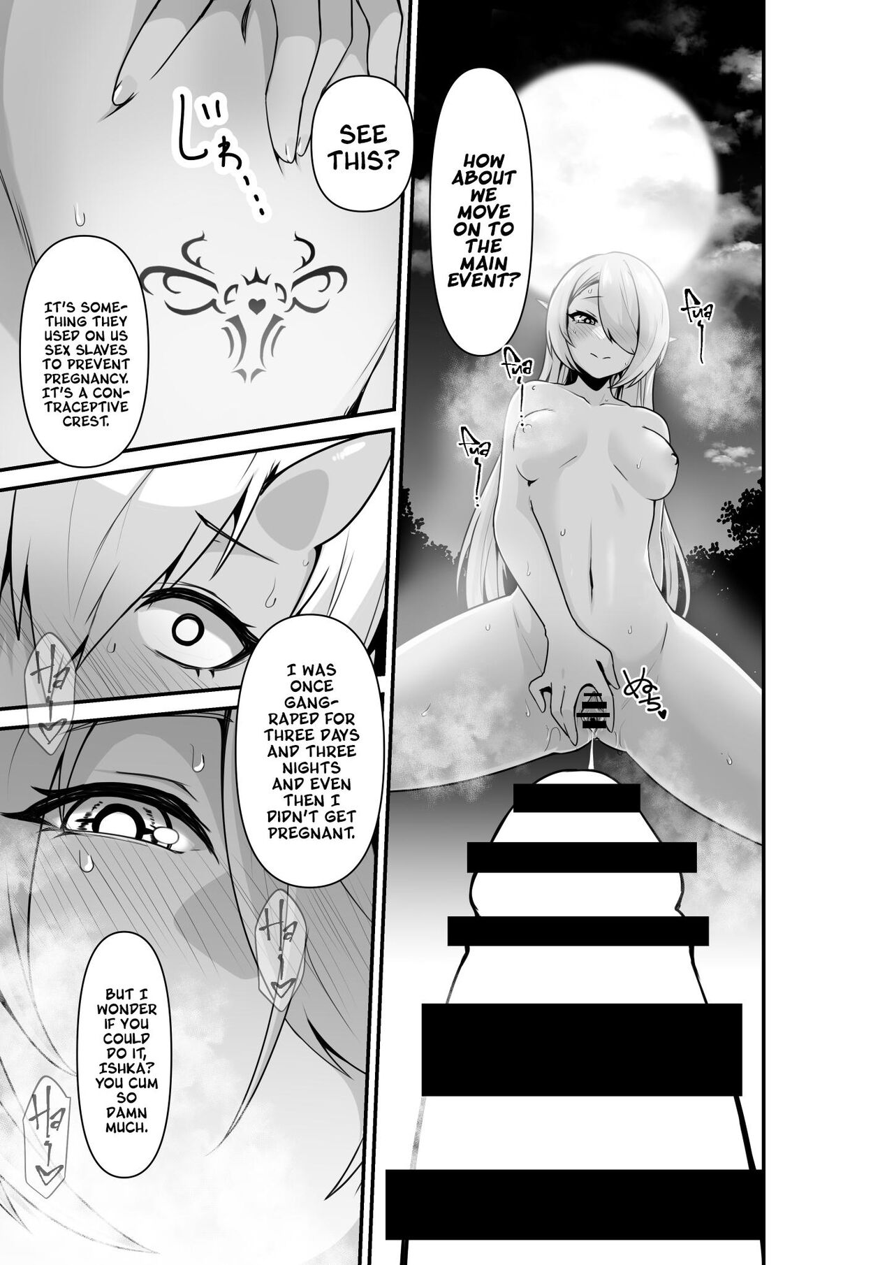 [HASHIOKI (Otemoto)]Elf to Orge ga Love-love Ecchi suru Ohanashi | Passionate Ogre And Elf Sex[English] [A Cool Person] Page 25