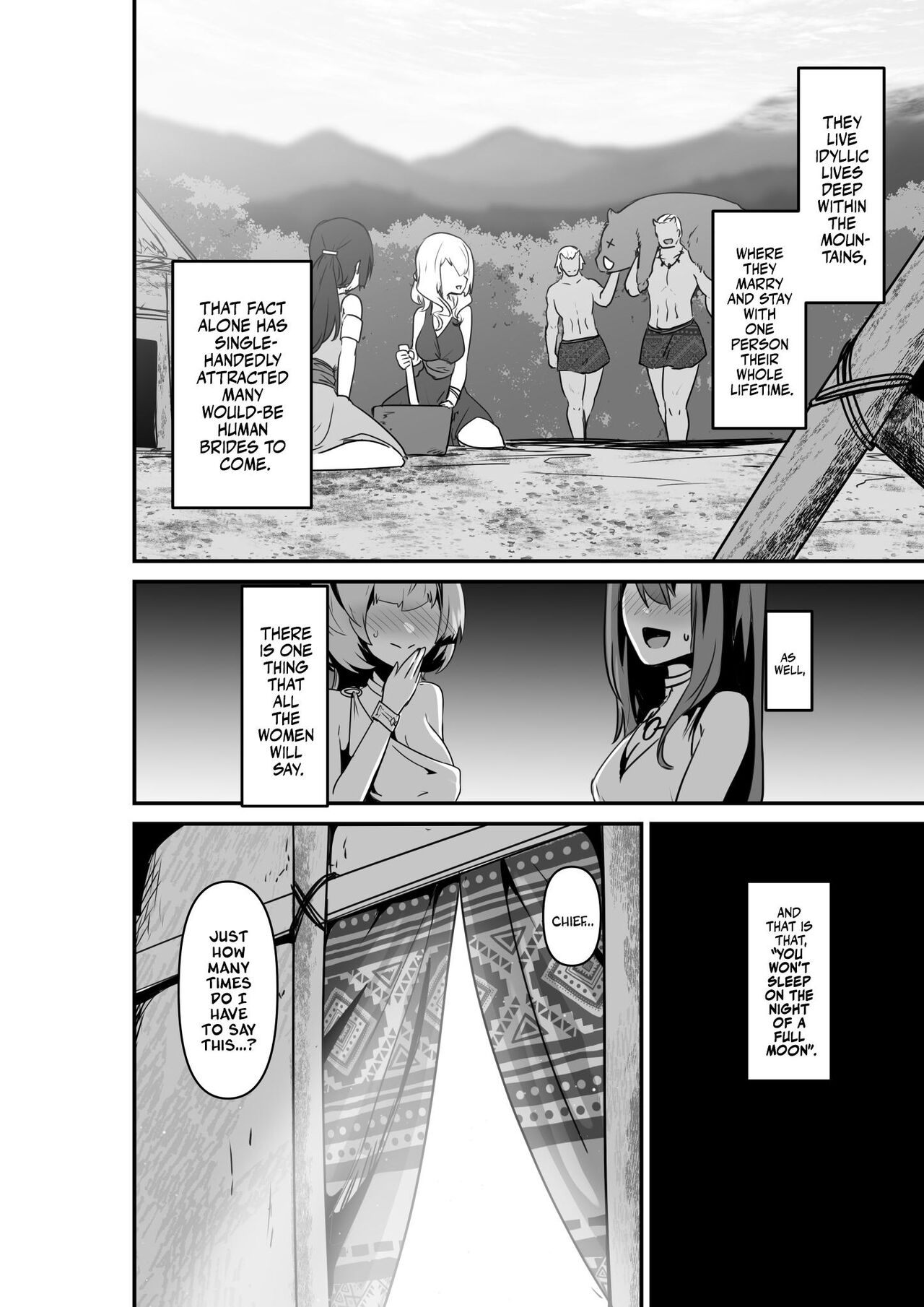 [HASHIOKI (Otemoto)]Elf to Orge ga Love-love Ecchi suru Ohanashi | Passionate Ogre And Elf Sex[English] [A Cool Person] Page 4