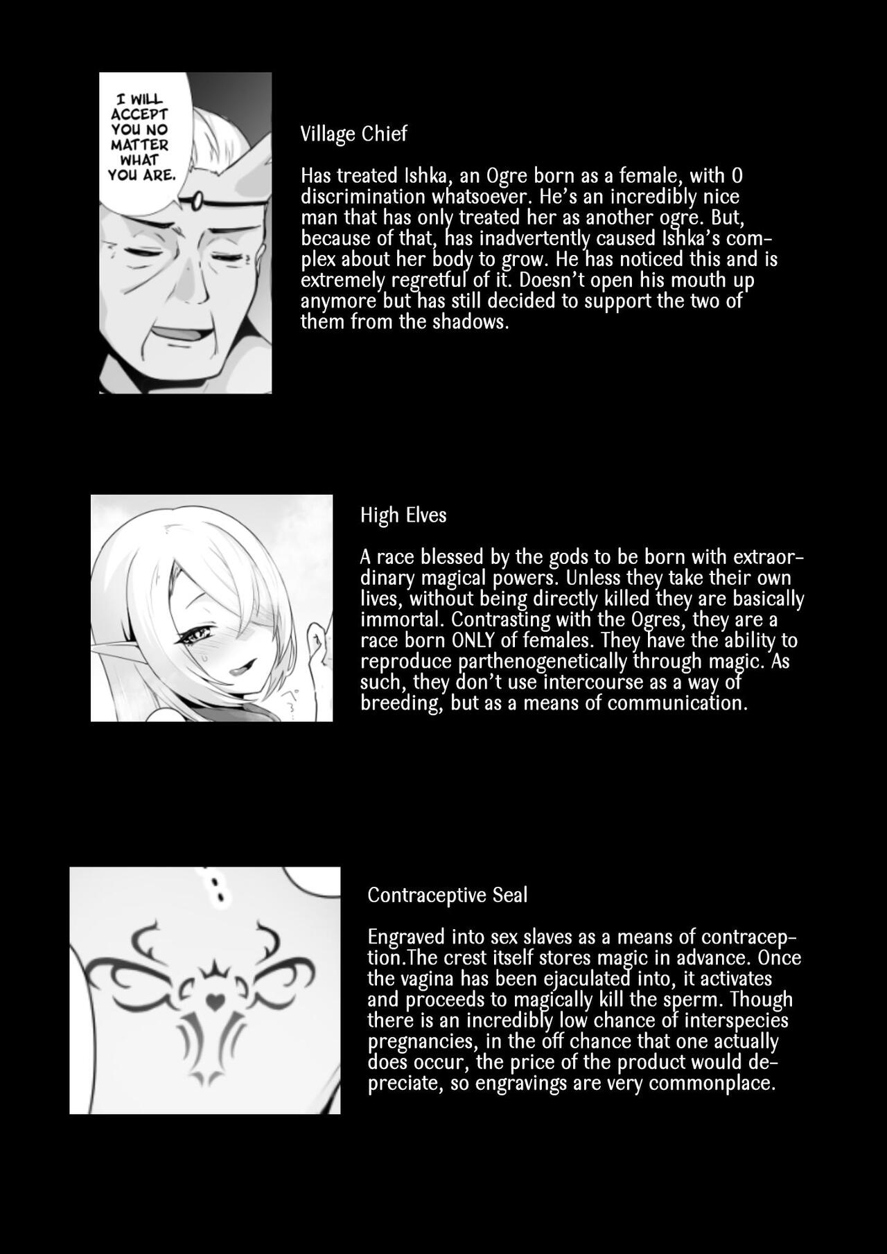 [HASHIOKI (Otemoto)]Elf to Orge ga Love-love Ecchi suru Ohanashi | Passionate Ogre And Elf Sex[English] [A Cool Person] Page 47