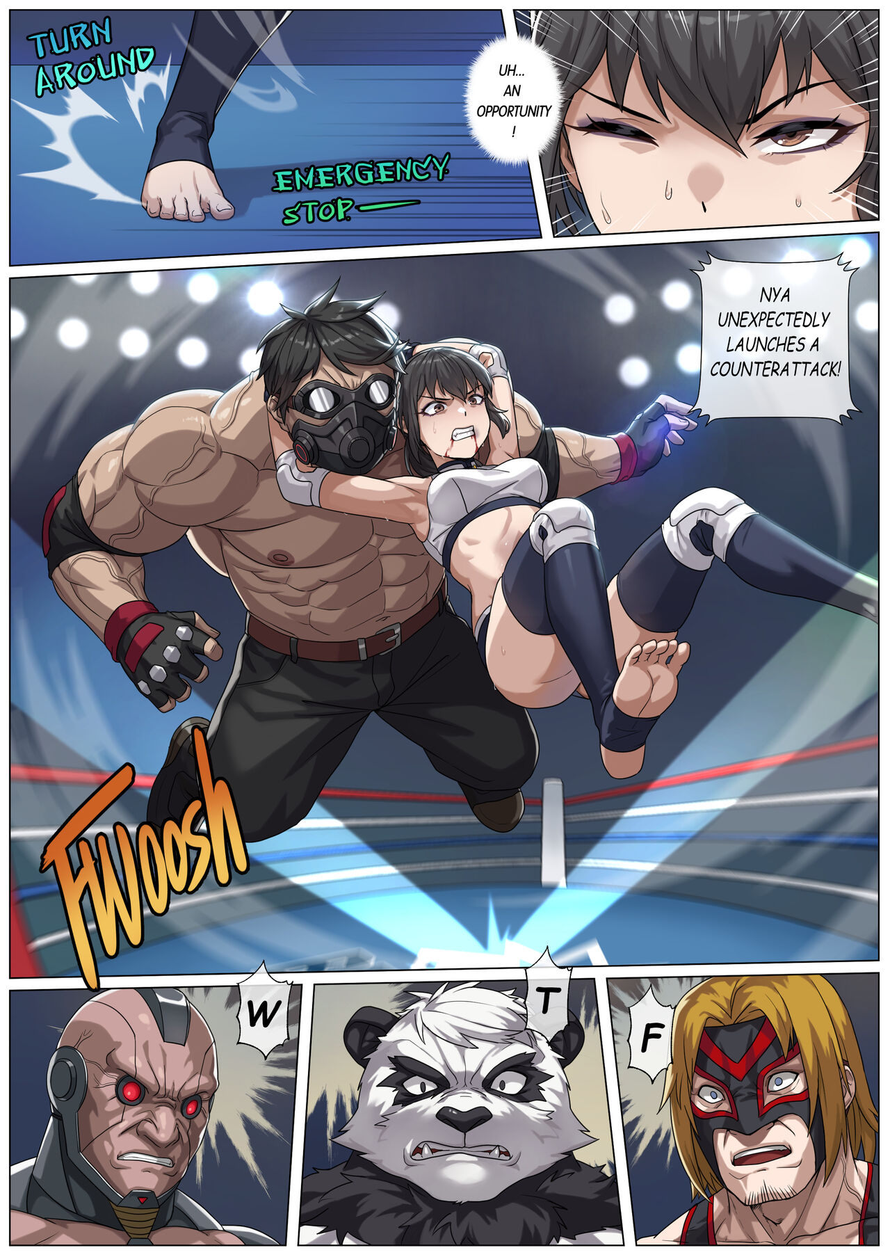 [FANBOX][正経同人(彥)]妮婭の腹擊地獄[English] Page 20