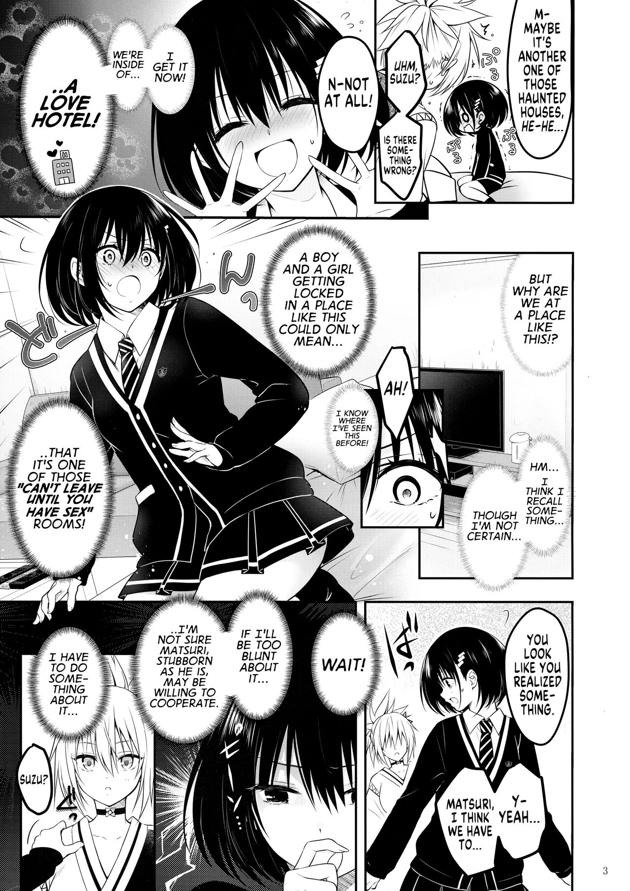 (C101) [Yukisizuku (Naganeko)]Youmiko to Sex Shinai to Derarenai Heya | A Room You Can't Escape Before You Have Sex With an Ayakashi Medium(Ayakashi Triangle) [English] [GTF] Page 5