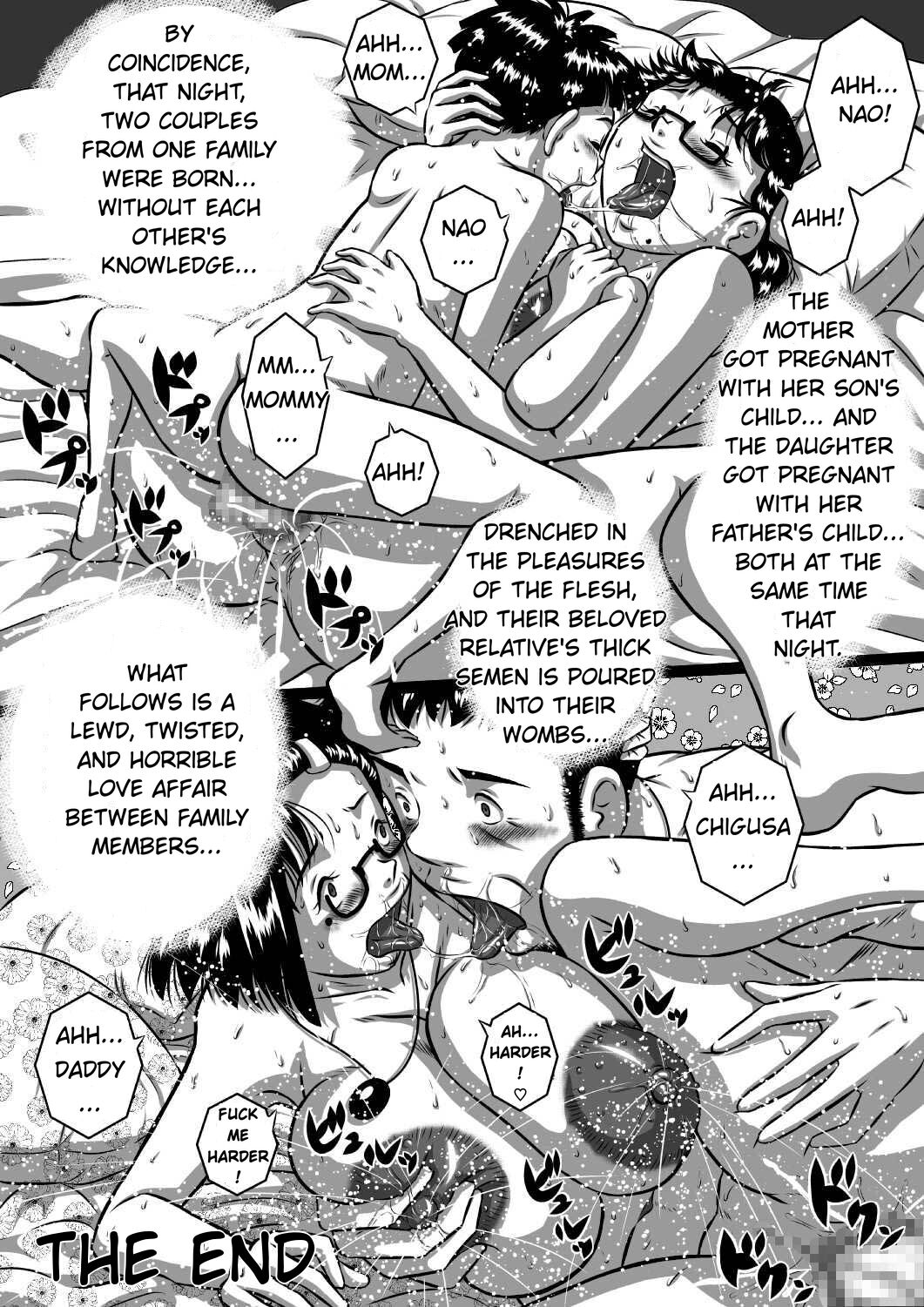 [Milkdou Shoukai (Milk Koubou)]Haha x Musuko + Chichi x Musume!! Konya mo Kinshinsoukan (Sex) Shinai to!! | Mother And Son, And Father And Daughter - Tonight Is Incest Night[English] Page 21