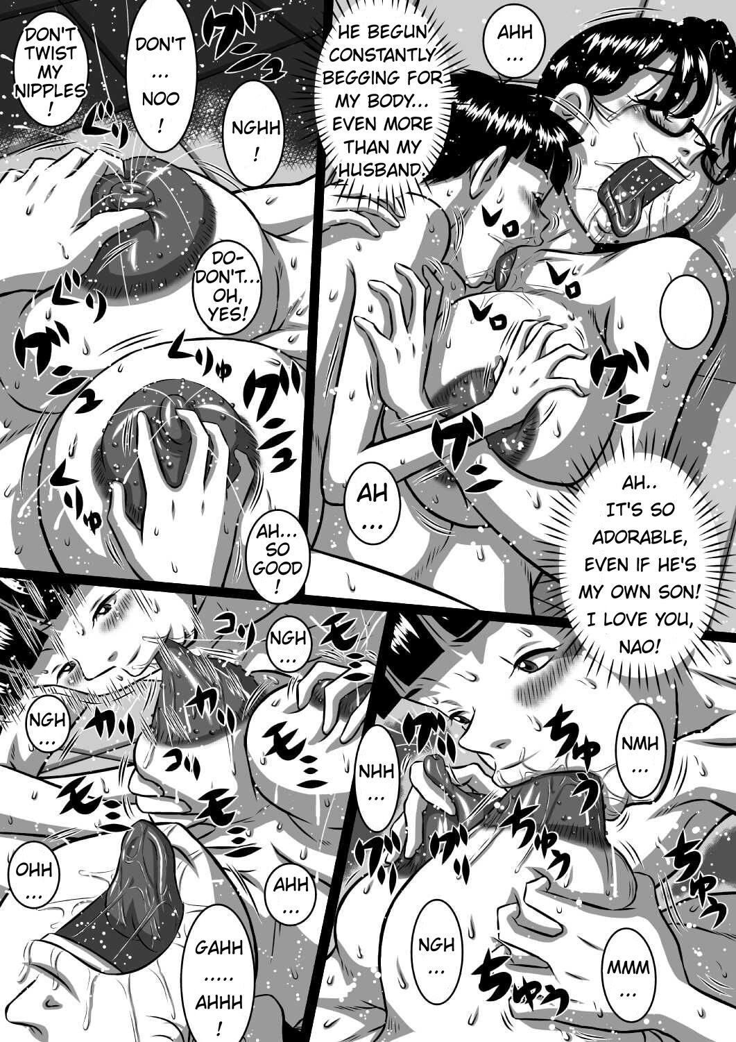 [Milkdou Shoukai (Milk Koubou)]Haha x Musuko + Chichi x Musume! Konya mo Kinshinsoukan (Sex) Shinai to! Saa, Kazoku Minna de! | Mother And Son, And Father And Daughter - Tonight is incest night - The Whole Family[English] Page 9