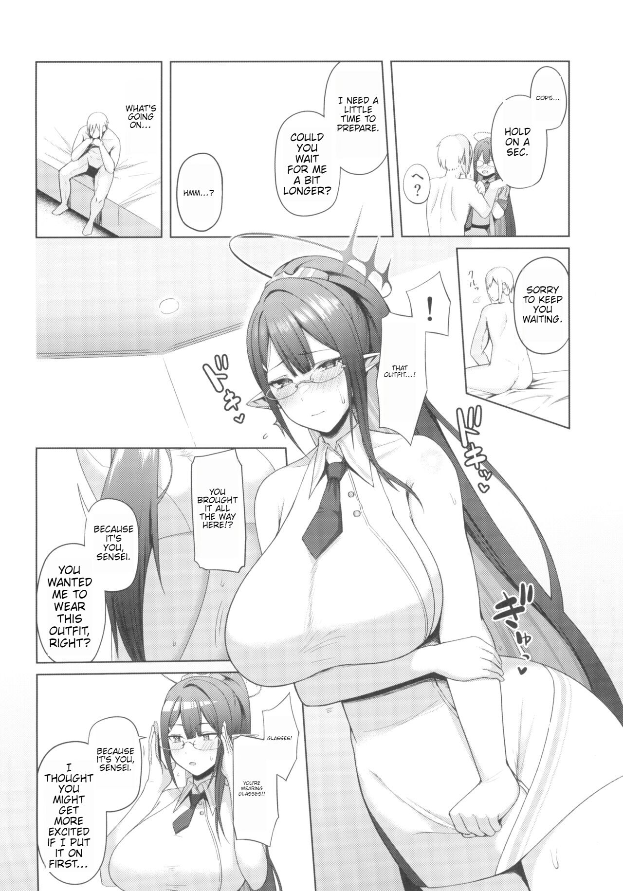(C103) [Hozuriya (Housubaru)]Shuseki Gyouseikan no Kojin Gyoumu 3(Blue Archive) [English] Page 6