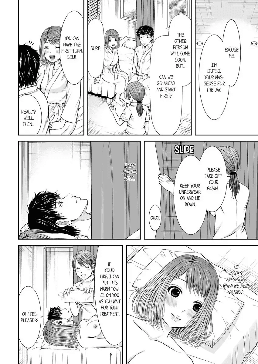 [Icelatte]Seitraishi ni Jirasare Tsuzuketa Tsuma ~Otto ni wa Ienai Nureiki Massage 1-6 | A Wife who Gets Teased Continually by a Masseur ー A Massage that Makes Me Cum Behind My Husband’s Back 1-6[English] Page 86