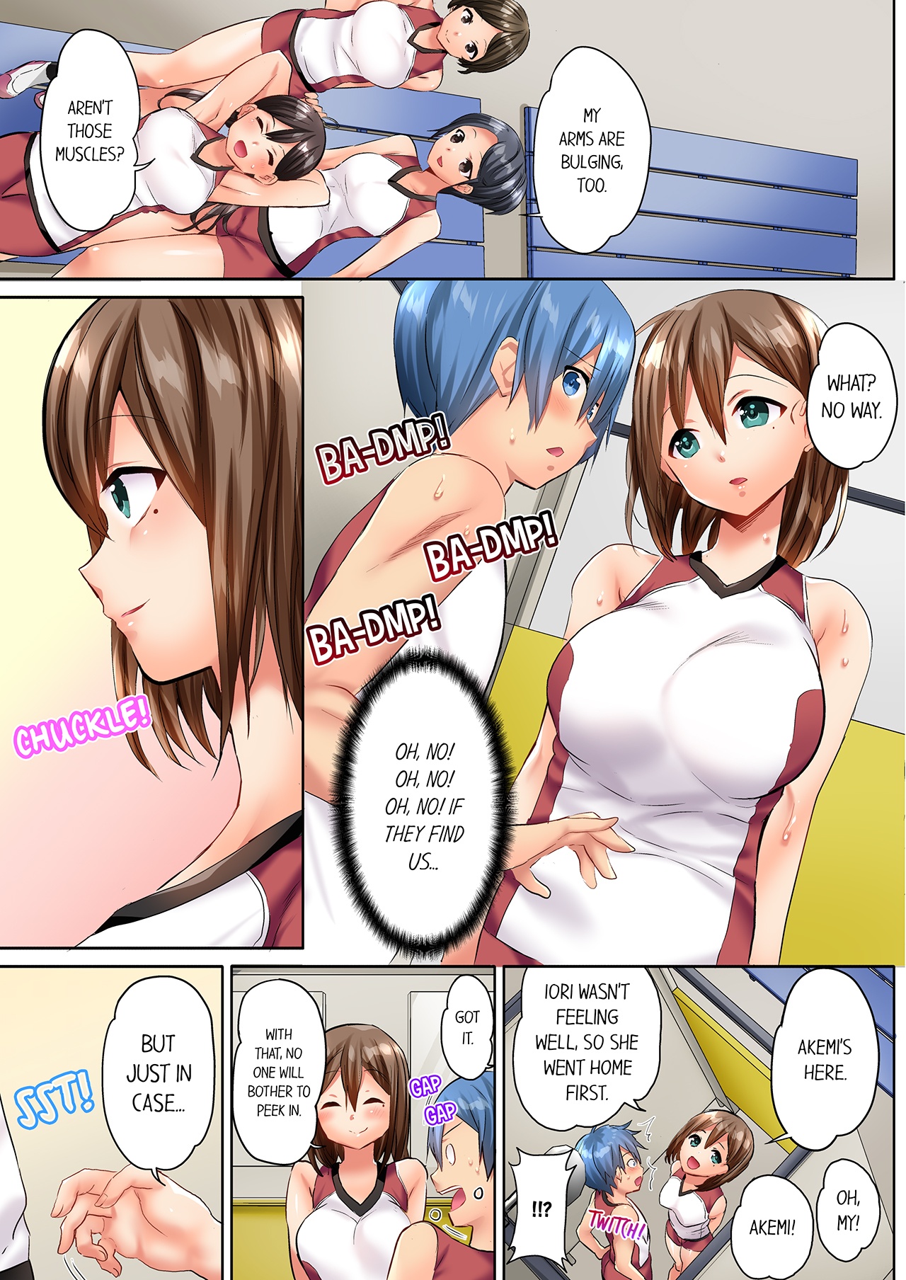 [Kazutaro]Hitozuma Volley-bu no Asedaku SEX ~Shower Abinagara Micchaku Shichau? 1-2 | Married Women's Volleyball Club Sweaty Sex - We're Being Glued Together While Taking A Shower? 1-2[English] Page 10
