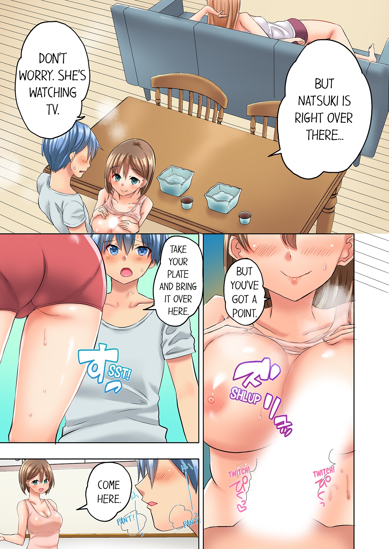 [Kazutaro]Hitozuma Volley-bu no Asedaku SEX ~Shower Abinagara Micchaku Shichau? 1-2 | Married Women's Volleyball Club Sweaty Sex - We're Being Glued Together While Taking A Shower? 1-2[English] Page 42