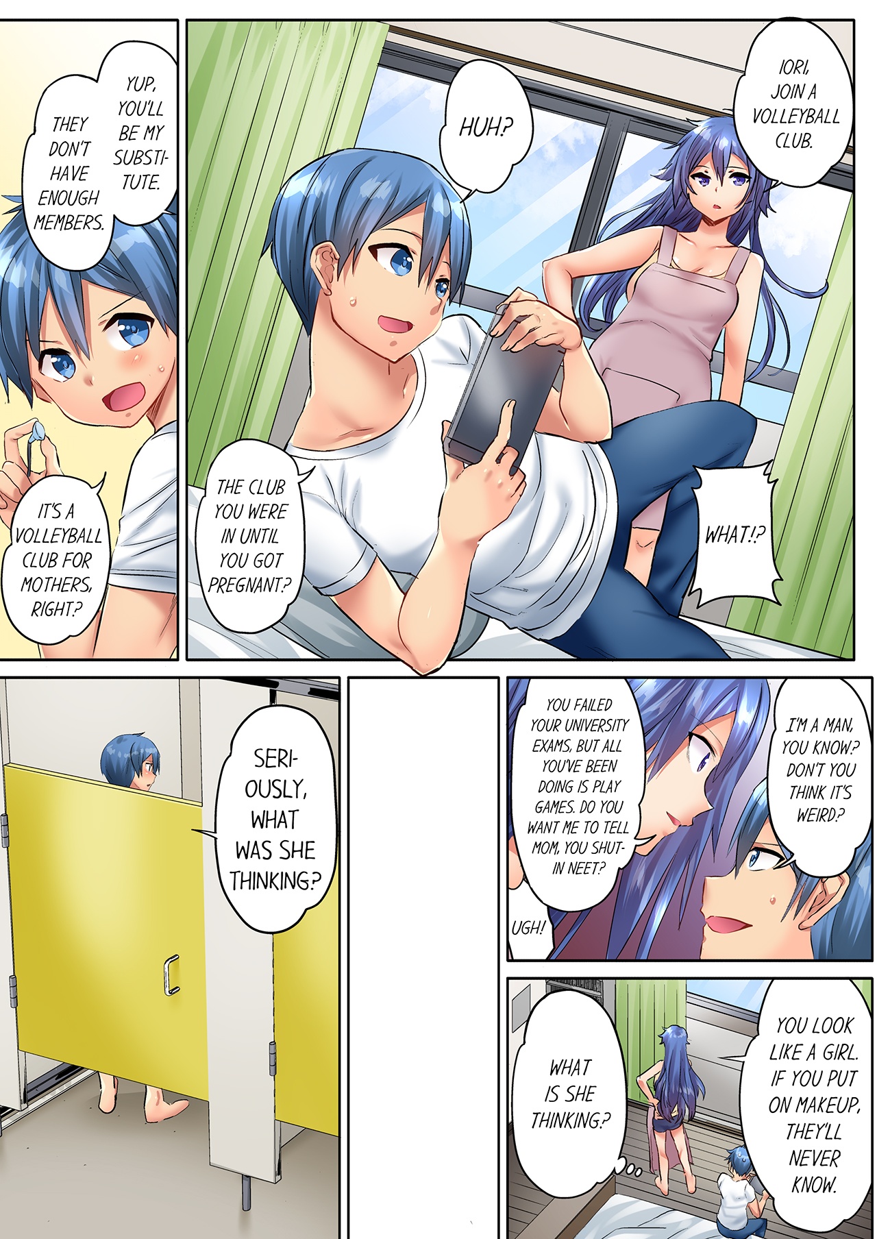 [Kazutaro]Hitozuma Volley-bu no Asedaku SEX ~Shower Abinagara Micchaku Shichau? 1-2 | Married Women's Volleyball Club Sweaty Sex - We're Being Glued Together While Taking A Shower? 1-2[English] Page 6