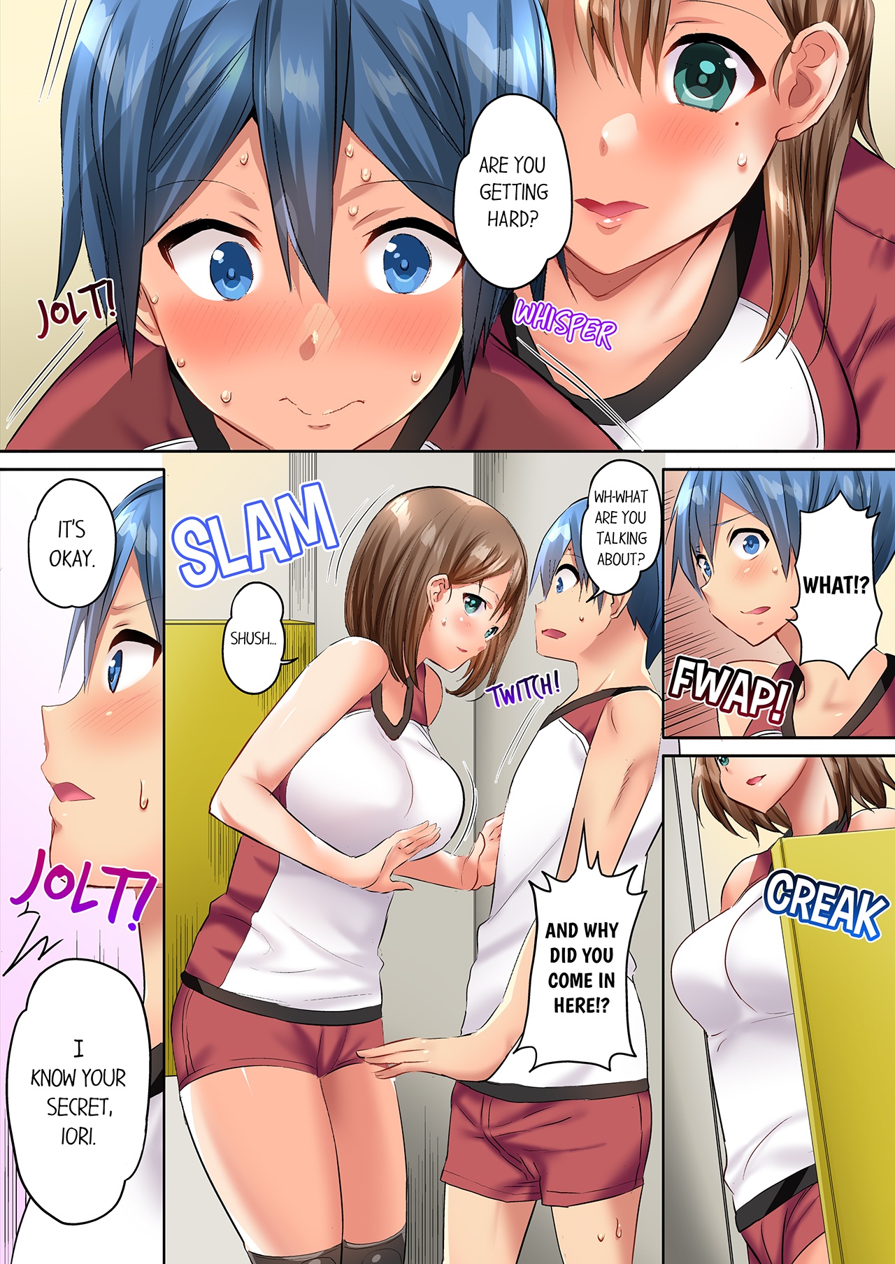 [Kazutaro]Hitozuma Volley-bu no Asedaku SEX ~Shower Abinagara Micchaku Shichau? 1-2 | Married Women's Volleyball Club Sweaty Sex - We're Being Glued Together While Taking A Shower? 1-2[English] Page 7