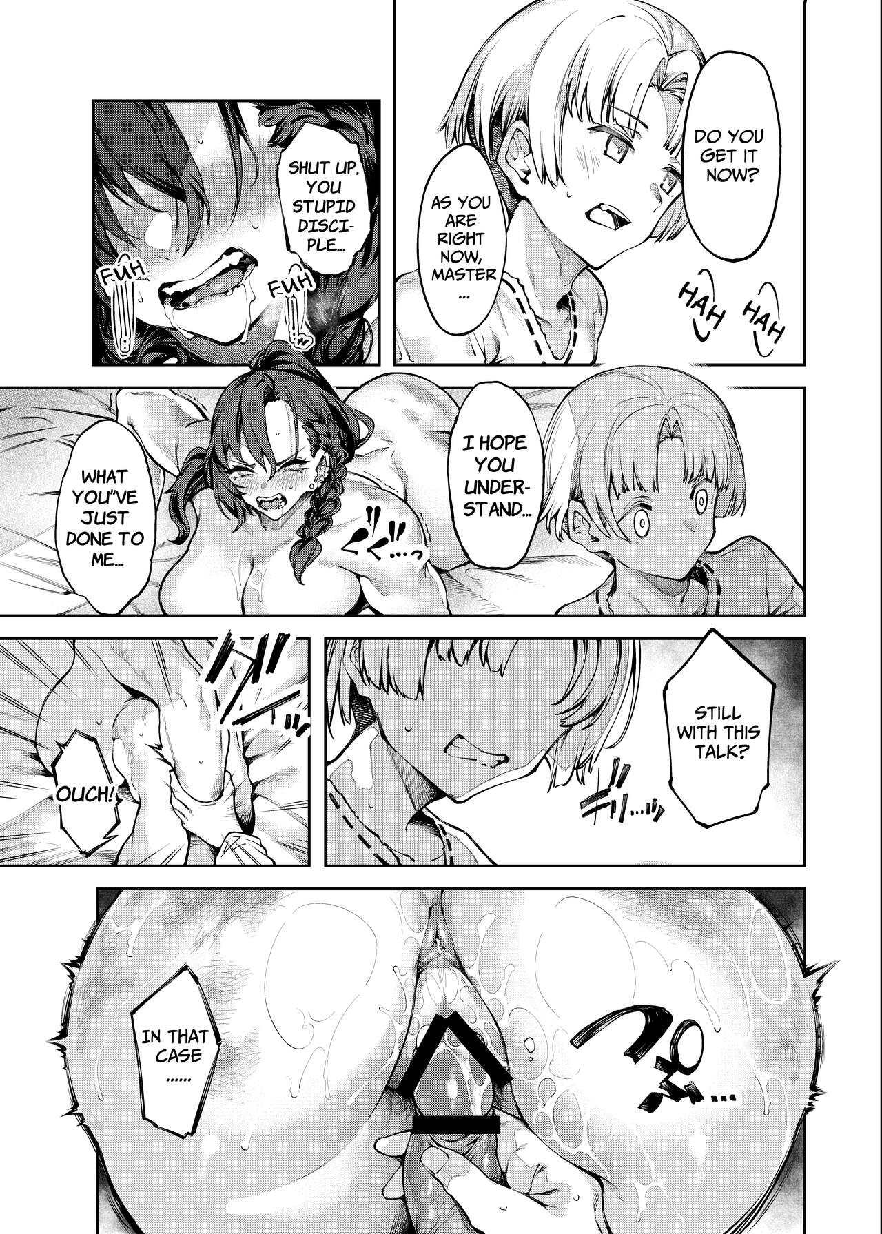 [I'm moralist (Yanagihara Mitsuki, iapoc)]Inmon Jakutai Joshishou ni Wakarase Ecchisuru Manga | A Manga where a Lewd Crest has weakened my Master[English] [ApricotJam] Page 19