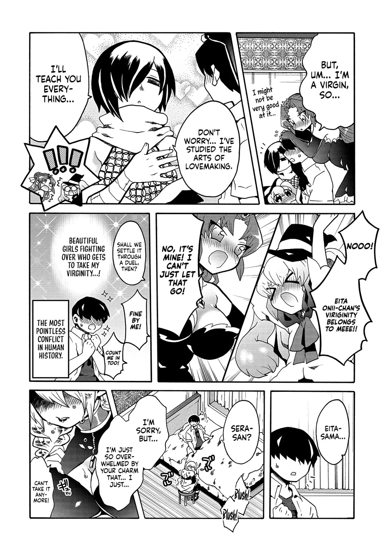 Erosugi Cheat De Isekai Harem♪ Comic Anthology | ; Otherworldly Harem with Extremely Erotic Cheats Comic Anthology(ongoing) Page 110