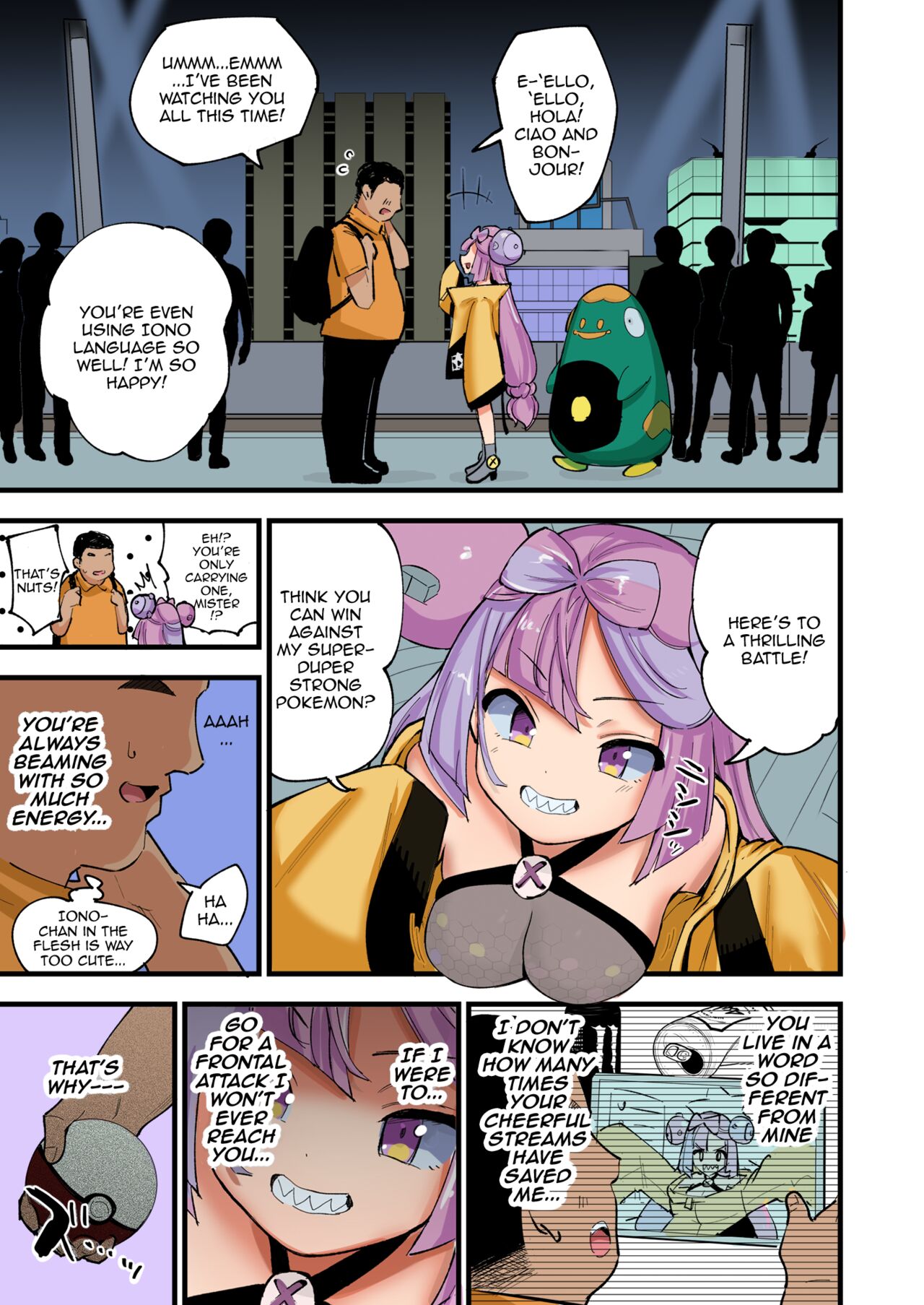 [Shironegiya (miya9)]Saimin Nanjamo-chan | Hypnotized Iono-chan |  Hypnotized Iono(Pokémon Scarlet and Violet) [English] {Doujins.com} [Colorized] [Decensored] [Digital] Page 4