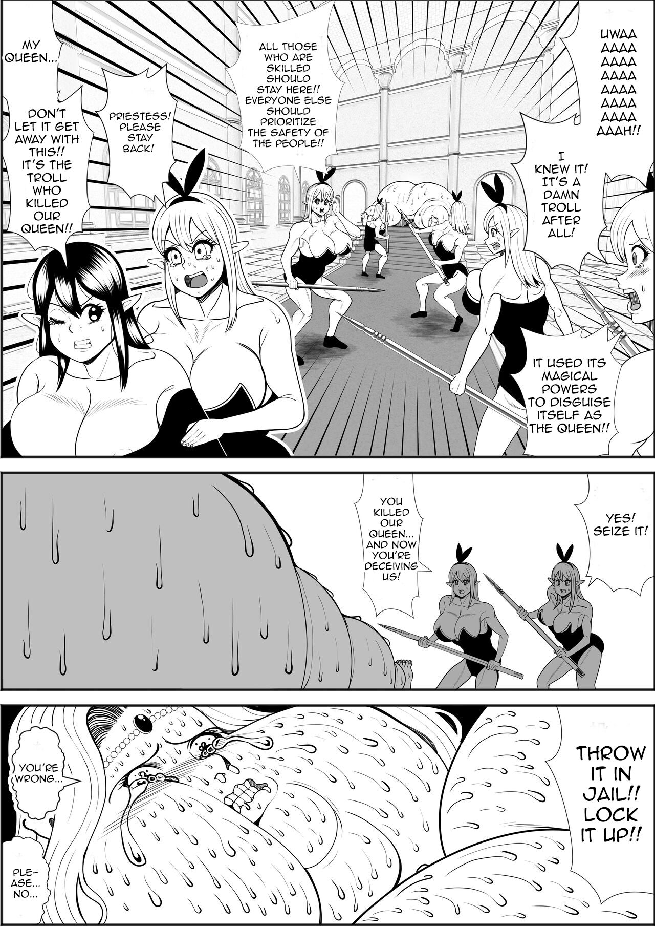[Nekorondoru (Tokei)]Elf Queen Turned Obese[English] Page 17