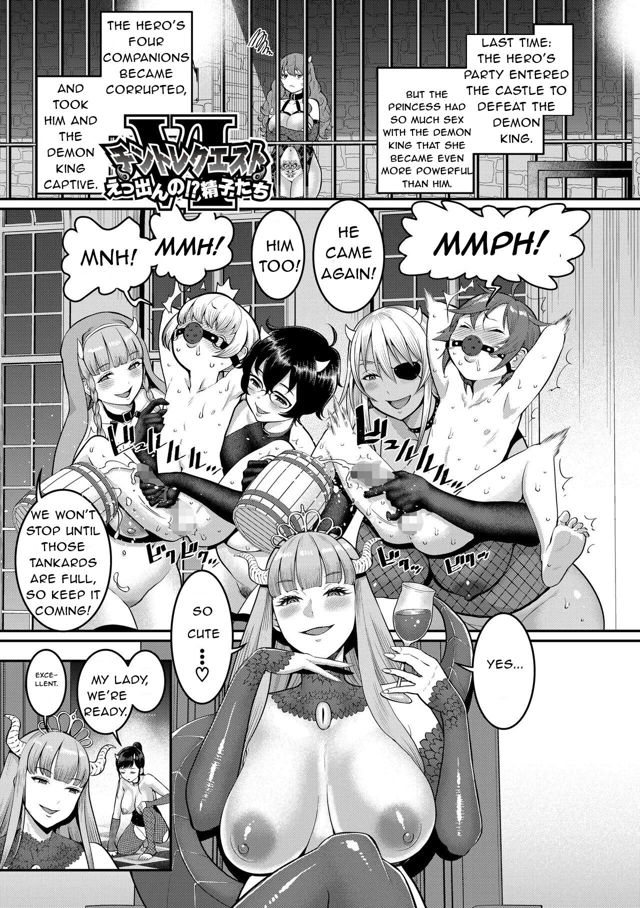 [Sei no Yokan Circle (Agata)]ChinTrai Quest VI Eddenno!? Seishi-tachi | 	Dick Training Quest VI: The Secret Place Where Shota Sperm Flows(ChinTrai Quest Kouhen Saishuu Kessen) [English] Page 1