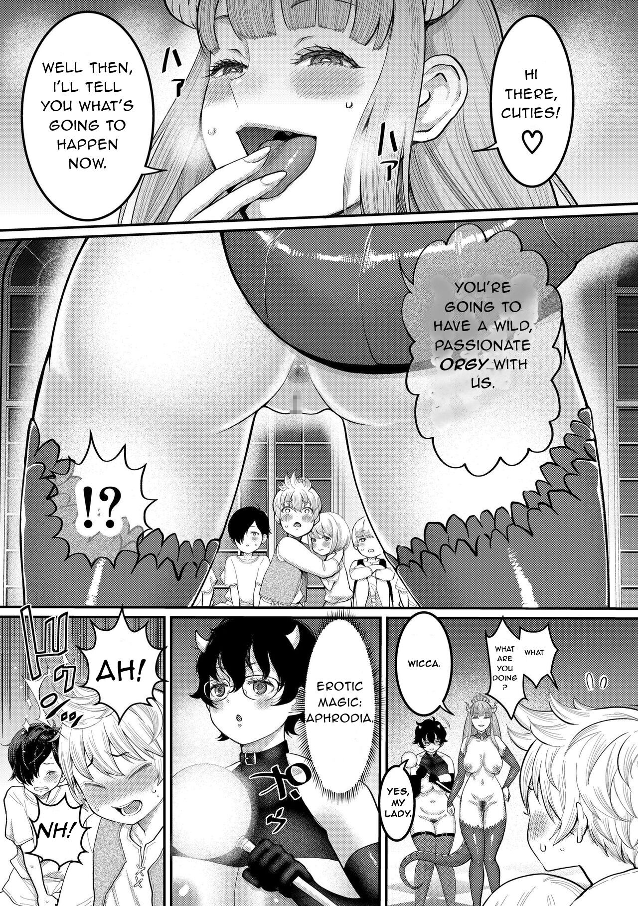 [Sei no Yokan Circle (Agata)]ChinTrai Quest VI Eddenno!? Seishi-tachi | 	Dick Training Quest VI: The Secret Place Where Shota Sperm Flows(ChinTrai Quest Kouhen Saishuu Kessen) [English] Page 5