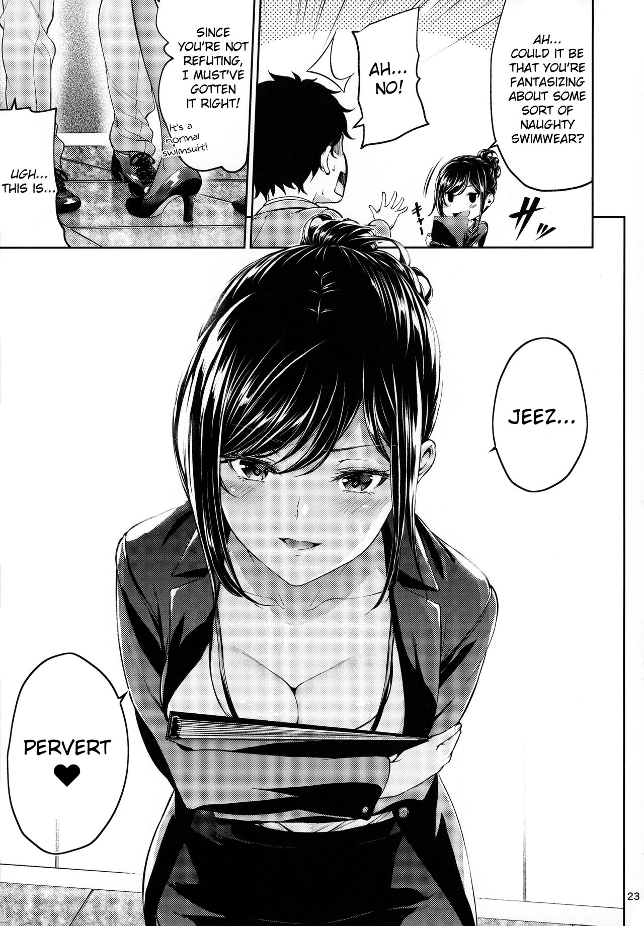 [IV VA SHIN (Mikuni Mizuki)]Shokuba no Senpai[English] [blackgrunt] [Black Grimoires] [Decensored] Page 22