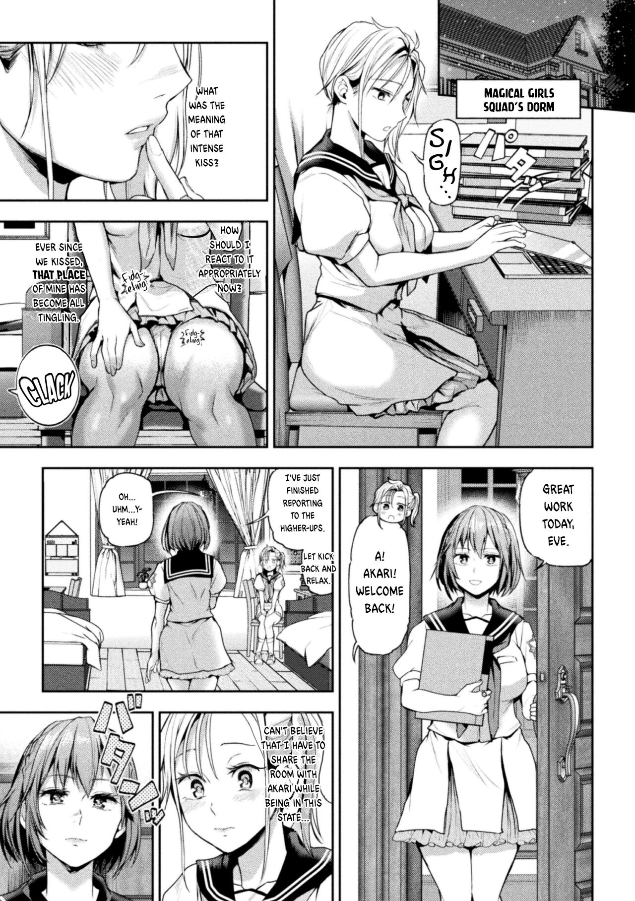 [Nagashiro Rouge]When Magical Girls Kiss Chapter 1 & 2| Eigyou Mahou Shoujo ga Kiss Shitara Chapter 1 & 2 Page 11