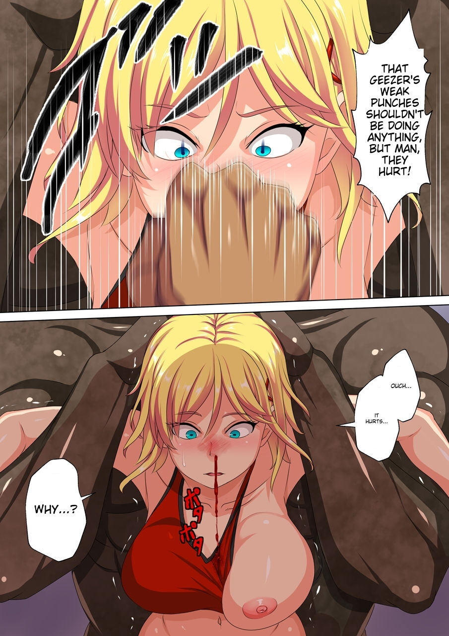 [Waribashi Kouka]Haiboku Heroine Boko Rape ~Bokukko Heroine Sara Wa Nagurare Okasare Soshite Kowasareru~ |  Defeated Heroine Beaten and Raped ~Tomboyish Heroine Sarah is Beaten, Raped and Destroyed~[English] [Cyanner] Page 7