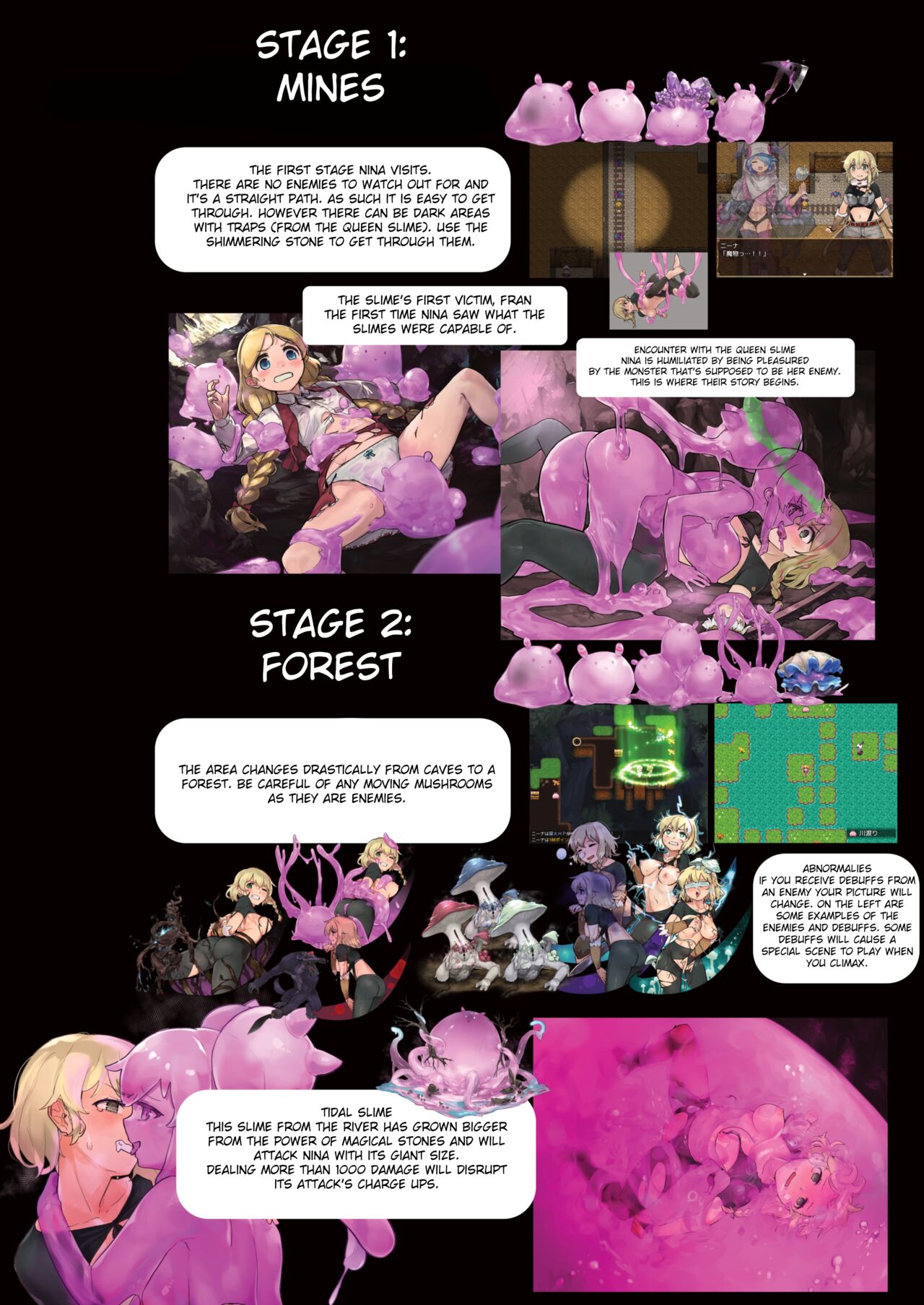 [Slime Yuriverse (Sharia, Aimitsu)]Slime Hunter Nina no Juhon (Fa Zin) Vol.1 | Slime Hunter Nina's Cursed Book (Fanzine) Vol.1[English] [Digital] Page 11