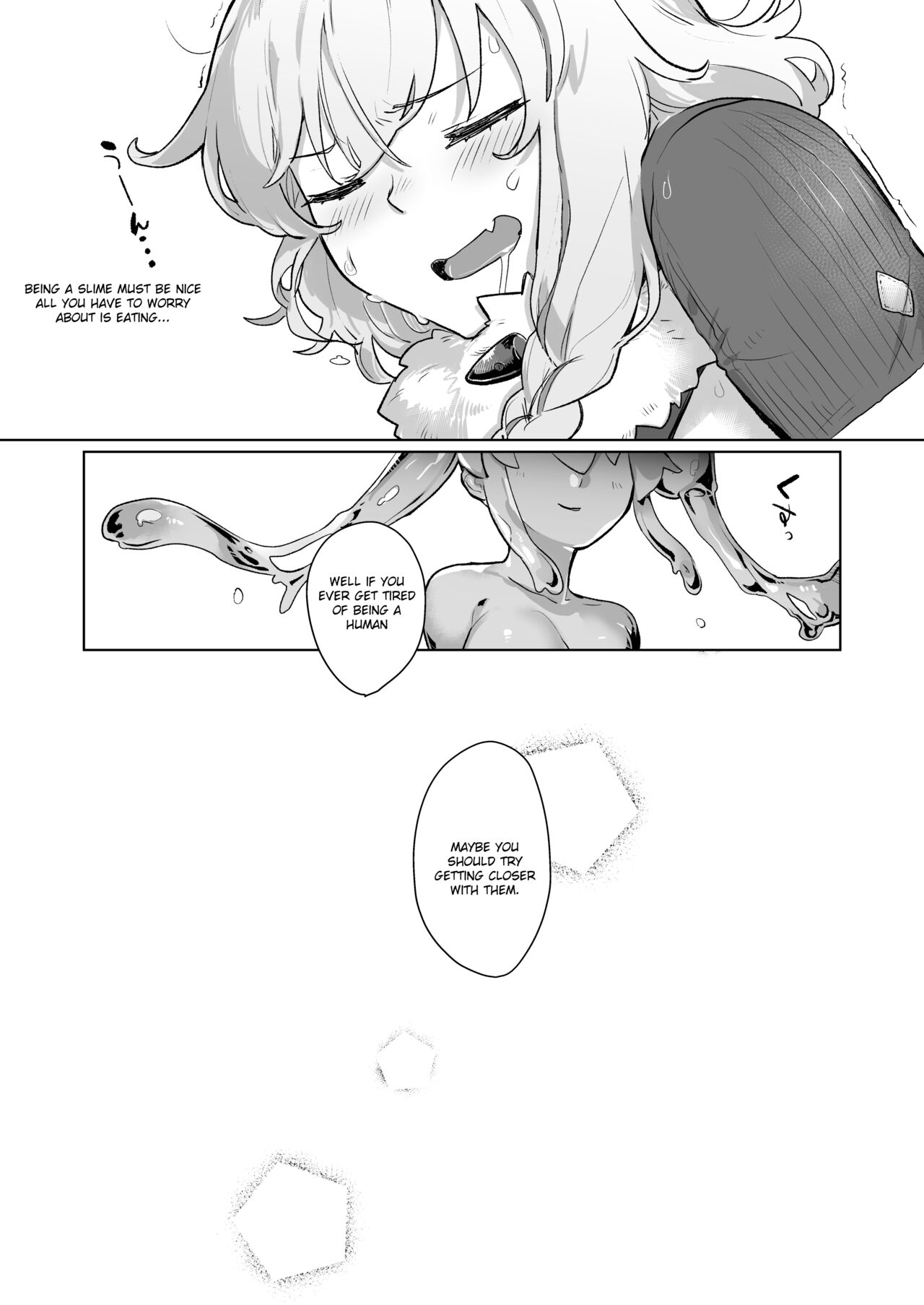 [Slime Yuriverse (Sharia, Aimitsu)]Slime Hunter Nina no Juhon (Fa Zin) Vol.1 | Slime Hunter Nina's Cursed Book (Fanzine) Vol.1[English] [Digital] Page 23