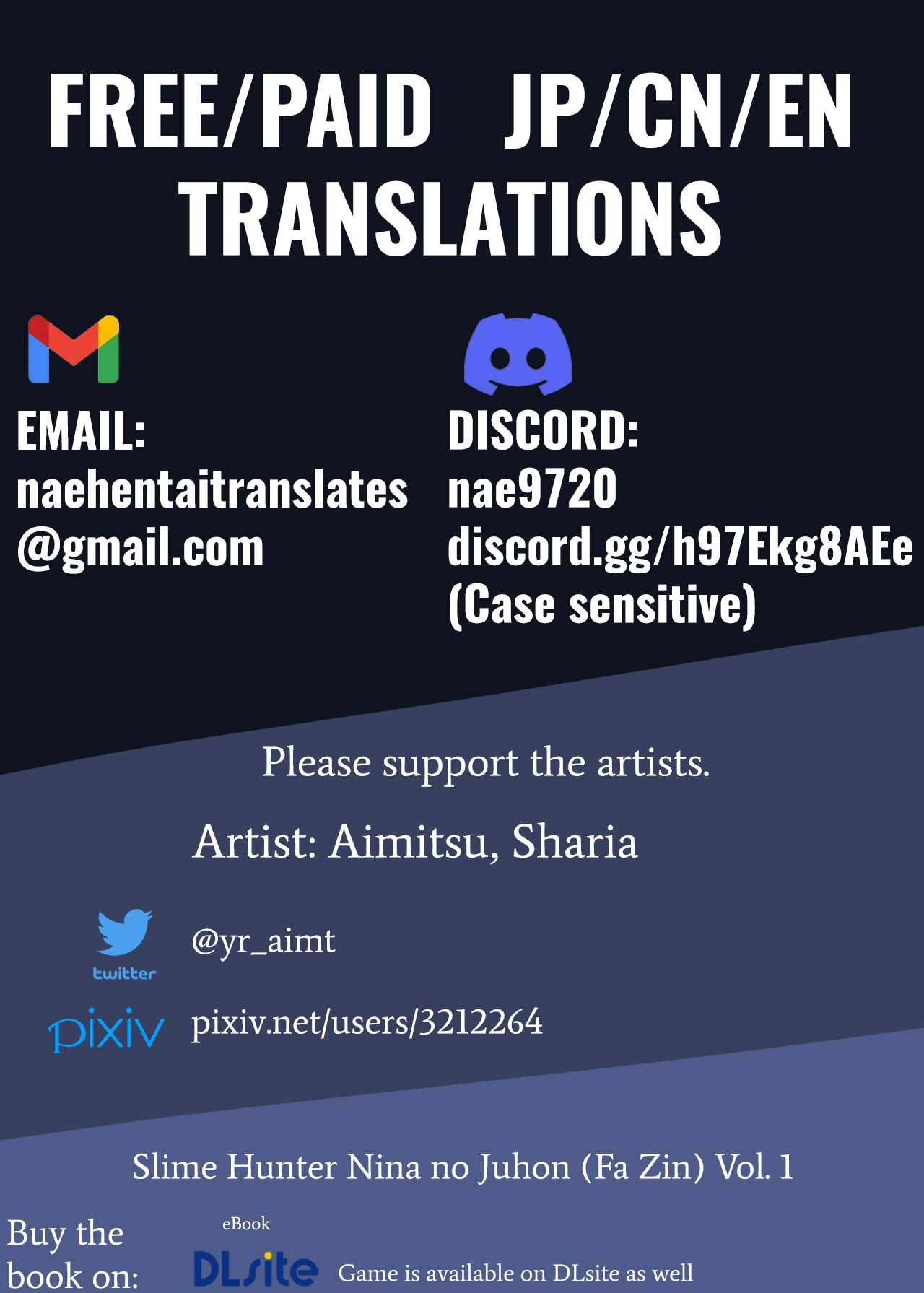 [Slime Yuriverse (Sharia, Aimitsu)]Slime Hunter Nina no Juhon (Fa Zin) Vol.1 | Slime Hunter Nina's Cursed Book (Fanzine) Vol.1[English] [Digital] Page 26