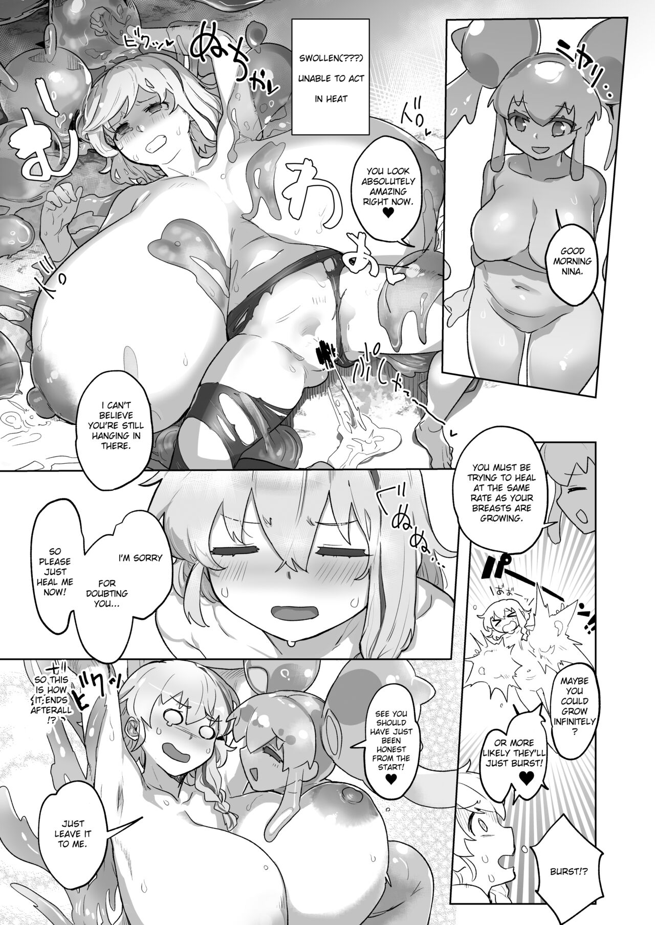 [Slime Yuriverse (Sharia, Aimitsu)]Slime Hunter Nina no Juhon (Fa Zin) Vol.1 | Slime Hunter Nina's Cursed Book (Fanzine) Vol.1[English] [Digital] Page 7
