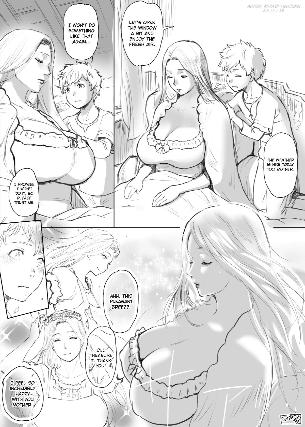 Miyabi Tsuzuru - I'm the only one who can protect Mom! Page 3