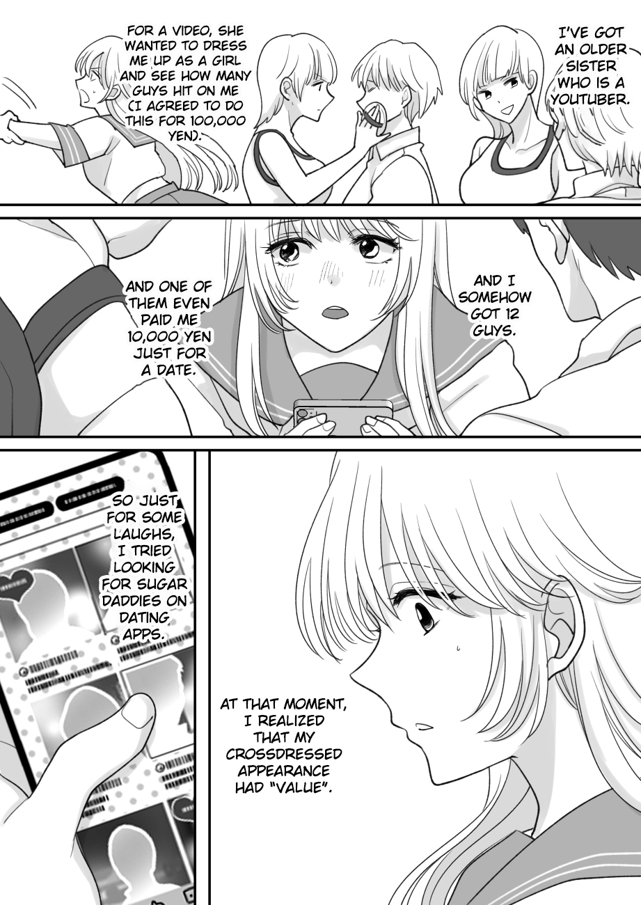 [Chokubasu]Otoko no Ore ga Josou Shite Papakatsu Shitara Maji de Onna ni Natta Hanashi[English] [TheFrogManScans] Page 6