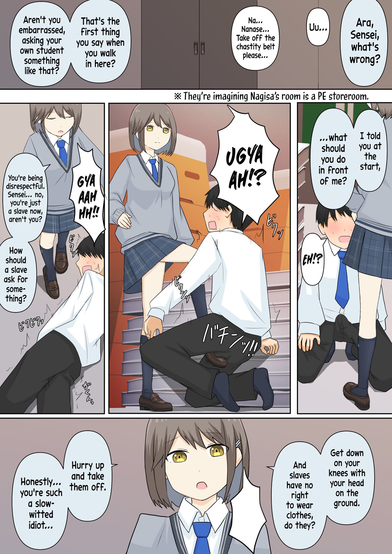 [Kaoinshou Zero, Shigu]A Story About Confessing My Masochistic Tendencies To My Childhood Friend And Having Her Bully Me | Osananajimi Kanojo ni Mazobare Shite Ijimete Morau Hanashi[English] [mali] Page 24