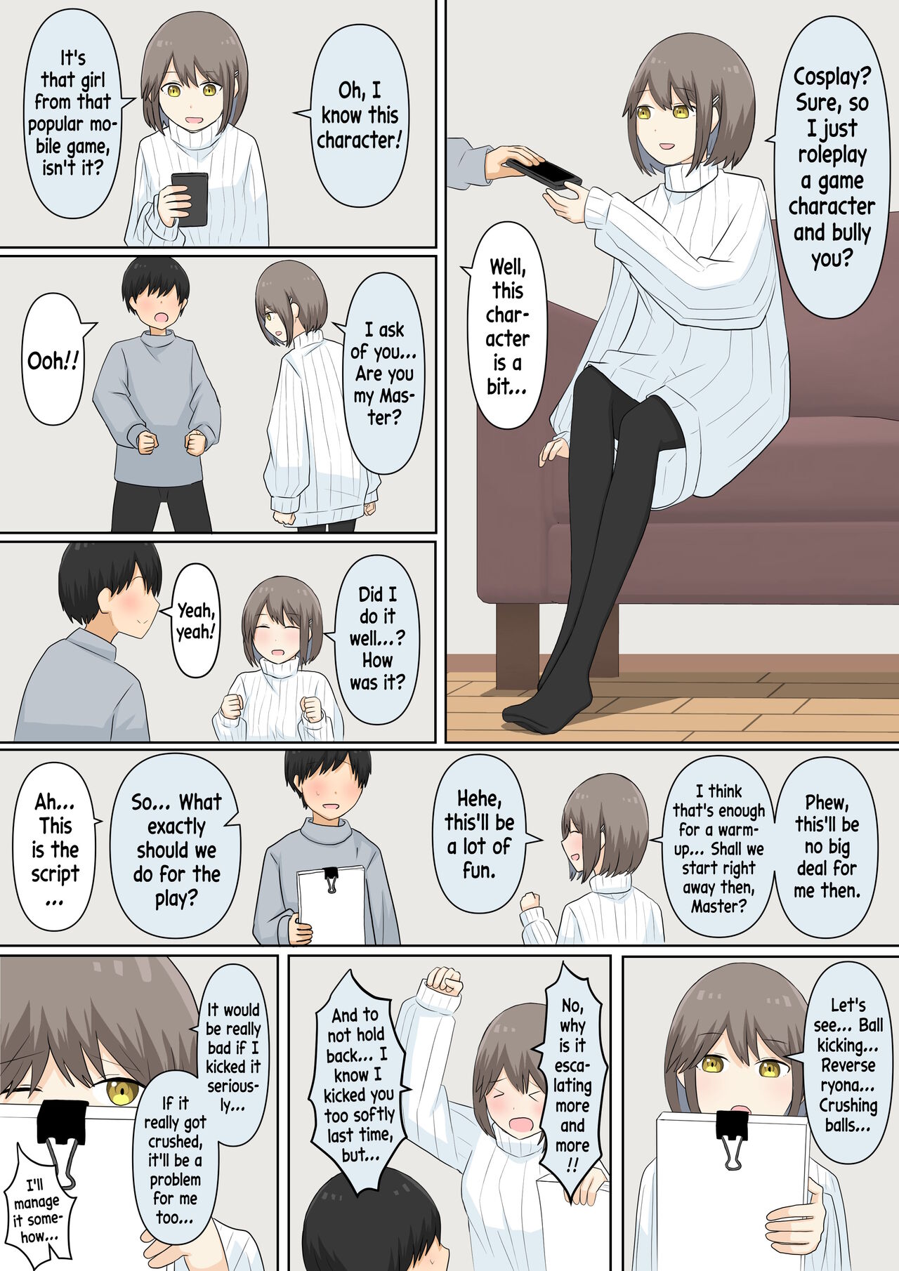 [Kaoinshou Zero, Shigu]A Story About Confessing My Masochistic Tendencies To My Childhood Friend And Having Her Bully Me | Osananajimi Kanojo ni Mazobare Shite Ijimete Morau Hanashi[English] [mali] Page 37