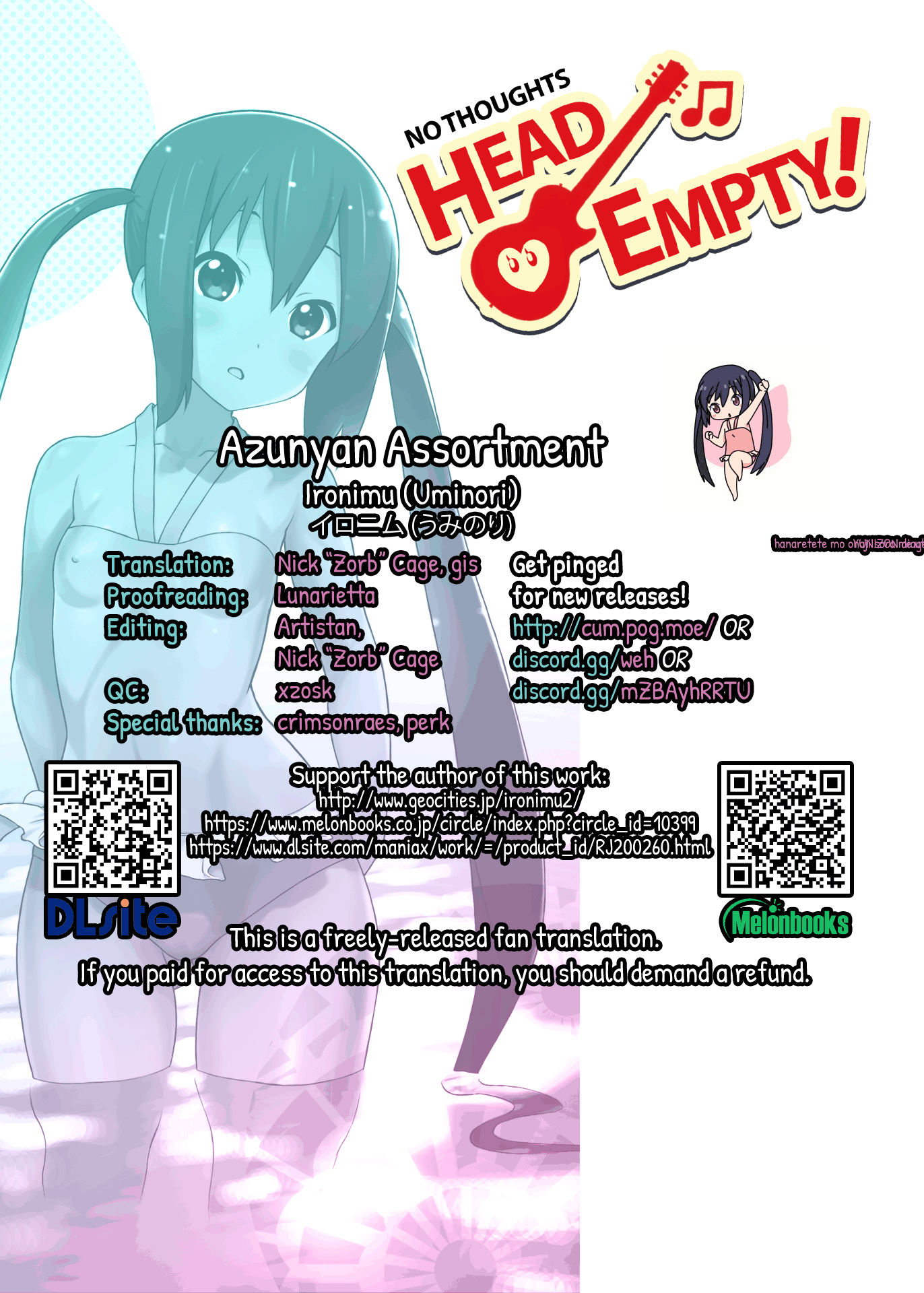 [Ironimu (Uminori)]Assort Azunyan | Azunyan Assortment(K-ON!) [English] [head empty] [Digital] Page 36