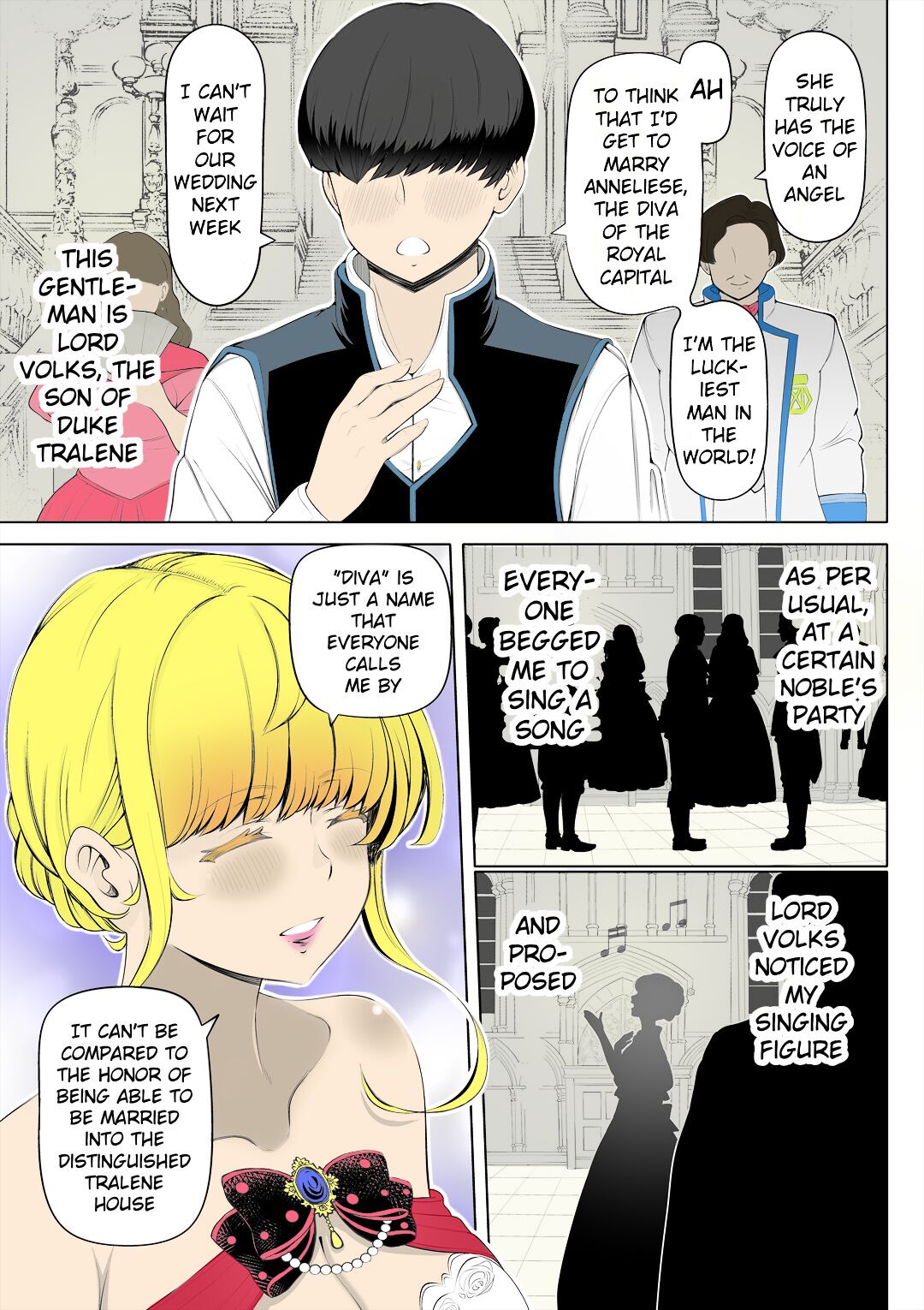 [Nemuneko]Kyousei no Hanayome ~Kegareta Chouritsu~ | The Blushing Bride: Tainted Harmony[English] [Colorized] Page 4