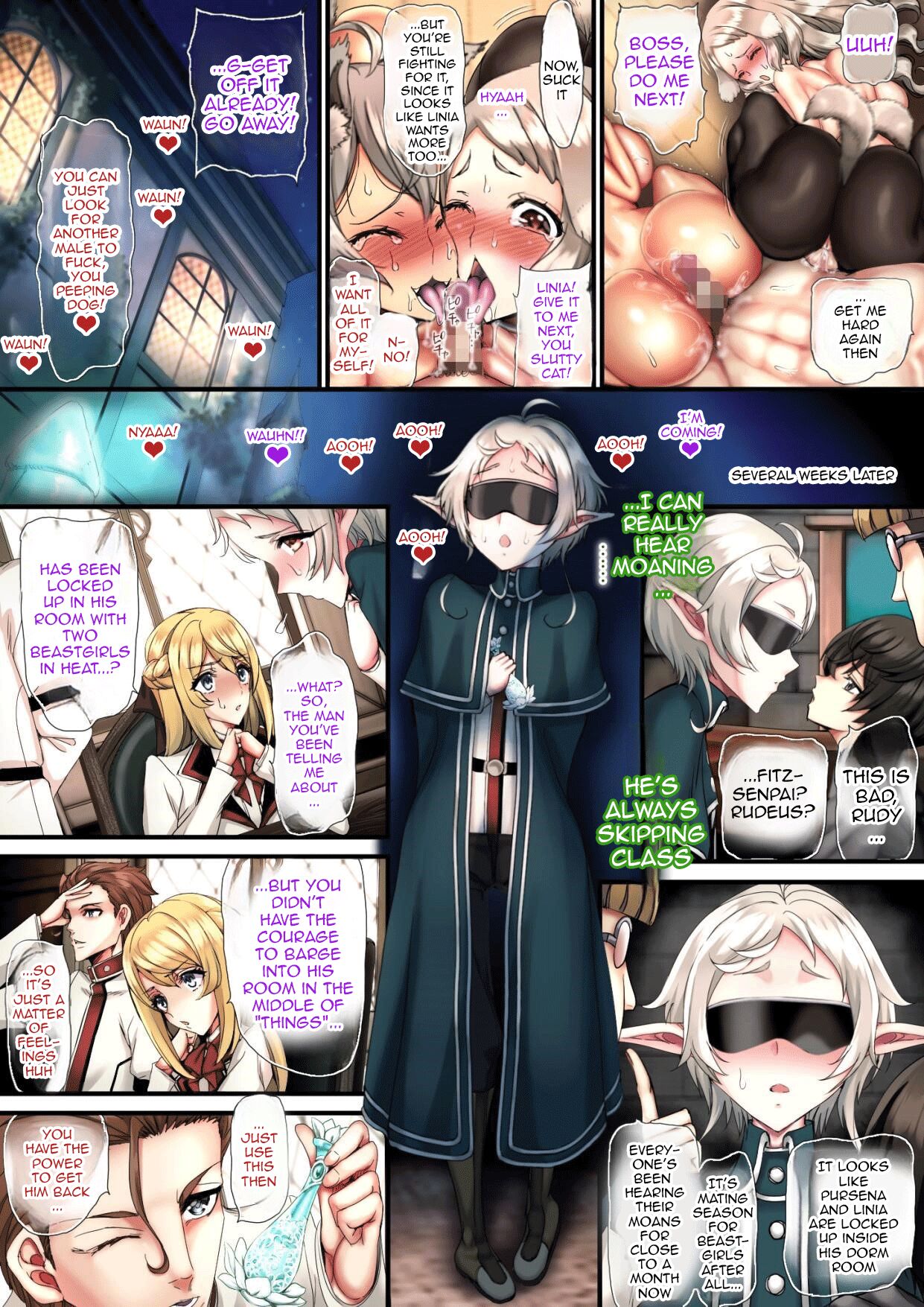 [SAD.CO (Sadokko)]Choukyou Kanojo o Benki Tenshoku | Turning My Girlfriends Into Toilets(Mushoku Tensei ~Isekai Ittara Honki Dasu~) [English] {Doujins.com} Page 41