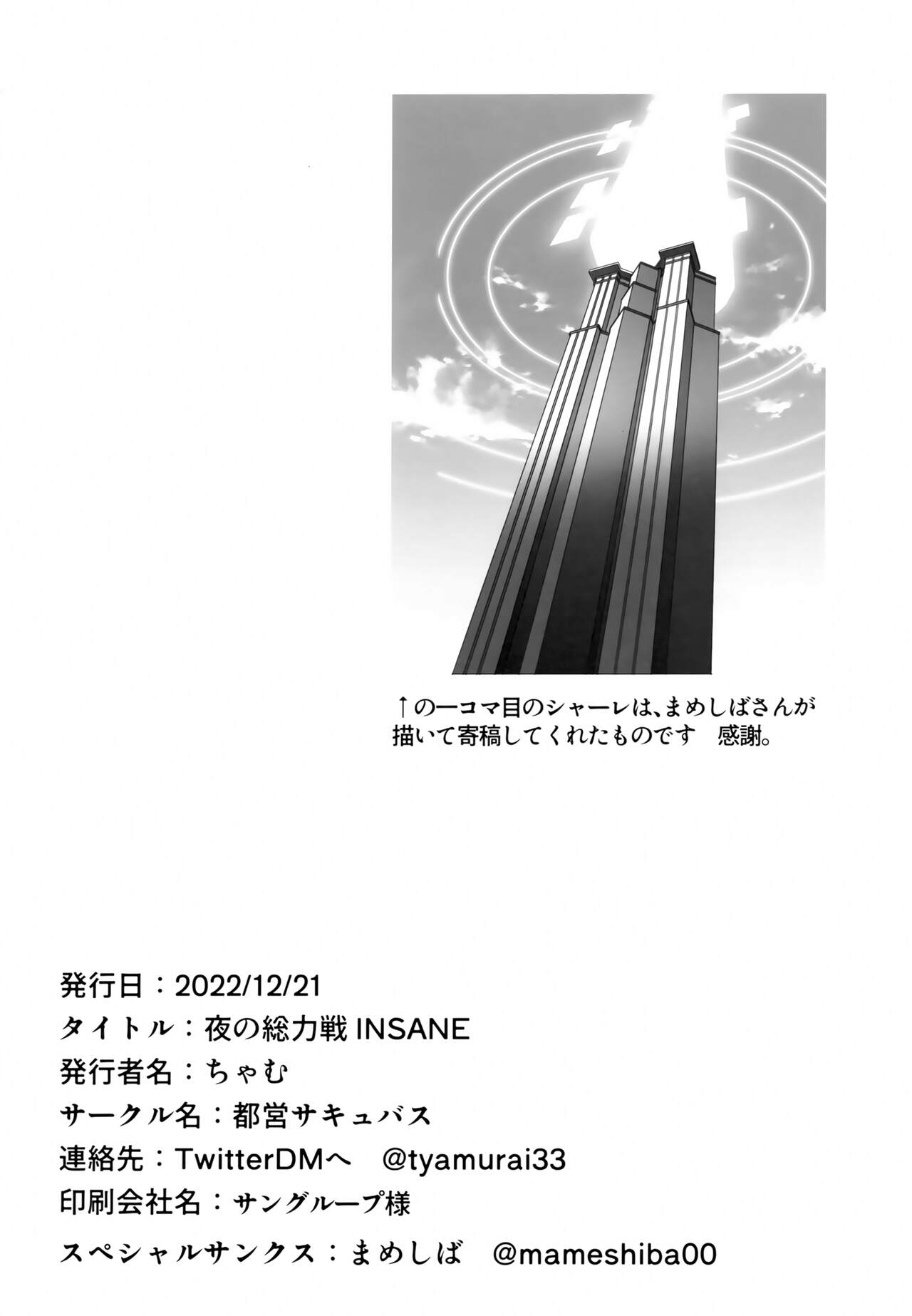 (C101) [Toei Succubus (Chamu)]Yoru no Souryoku-sen INSANE | Total Night Assault INSANE(Blue Archive) [English] [Tea Party Scans] Page 17