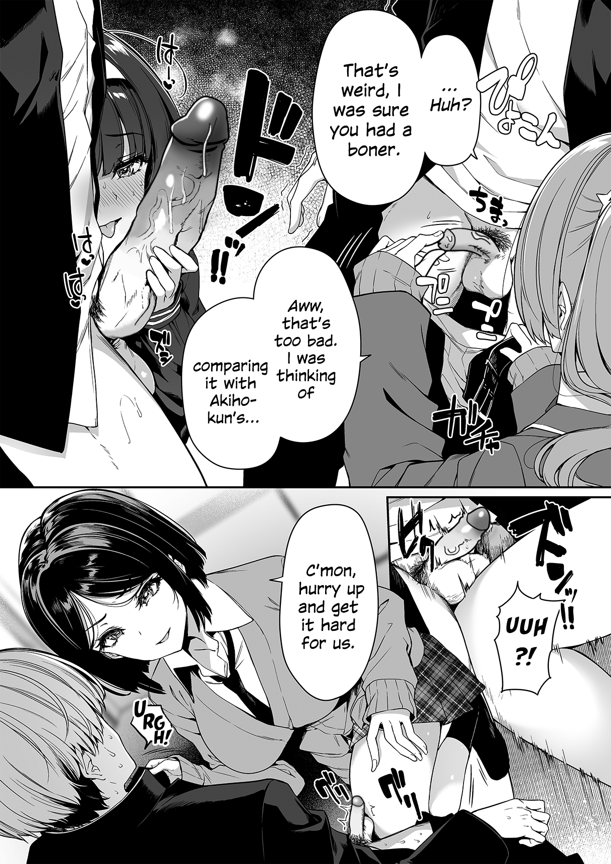 [Bottle Ship Bottler (Kazakura)]InCha Couple ga You Gal-tachi to SEX Training Suru Hanashi 2[English] {Hennojin} [Decensored] Page 23