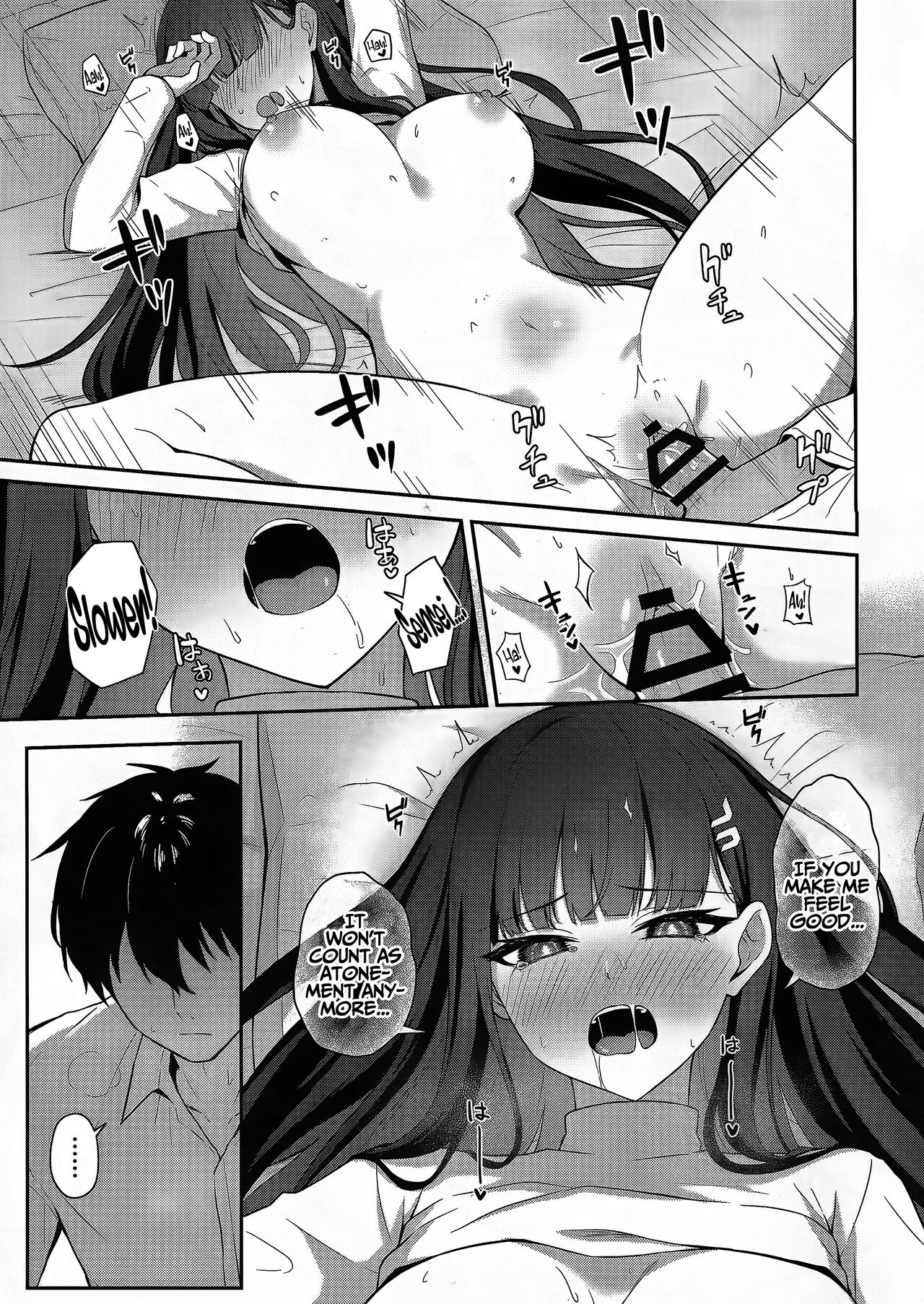 (C103) [Inari Koubou (Tennen Inari)]Tsukatsuki Rio no Shokuzai | Tsukatsuki Rio’s Atonement(Blue Archive) [English] [LunaticSeibah] Page 19