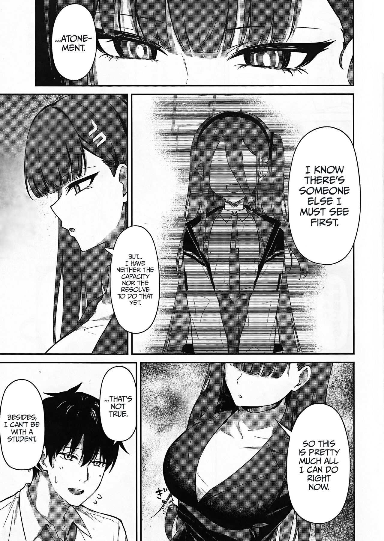 (C103) [Inari Koubou (Tennen Inari)]Tsukatsuki Rio no Shokuzai | Tsukatsuki Rio’s Atonement(Blue Archive) [English] [LunaticSeibah] Page 5